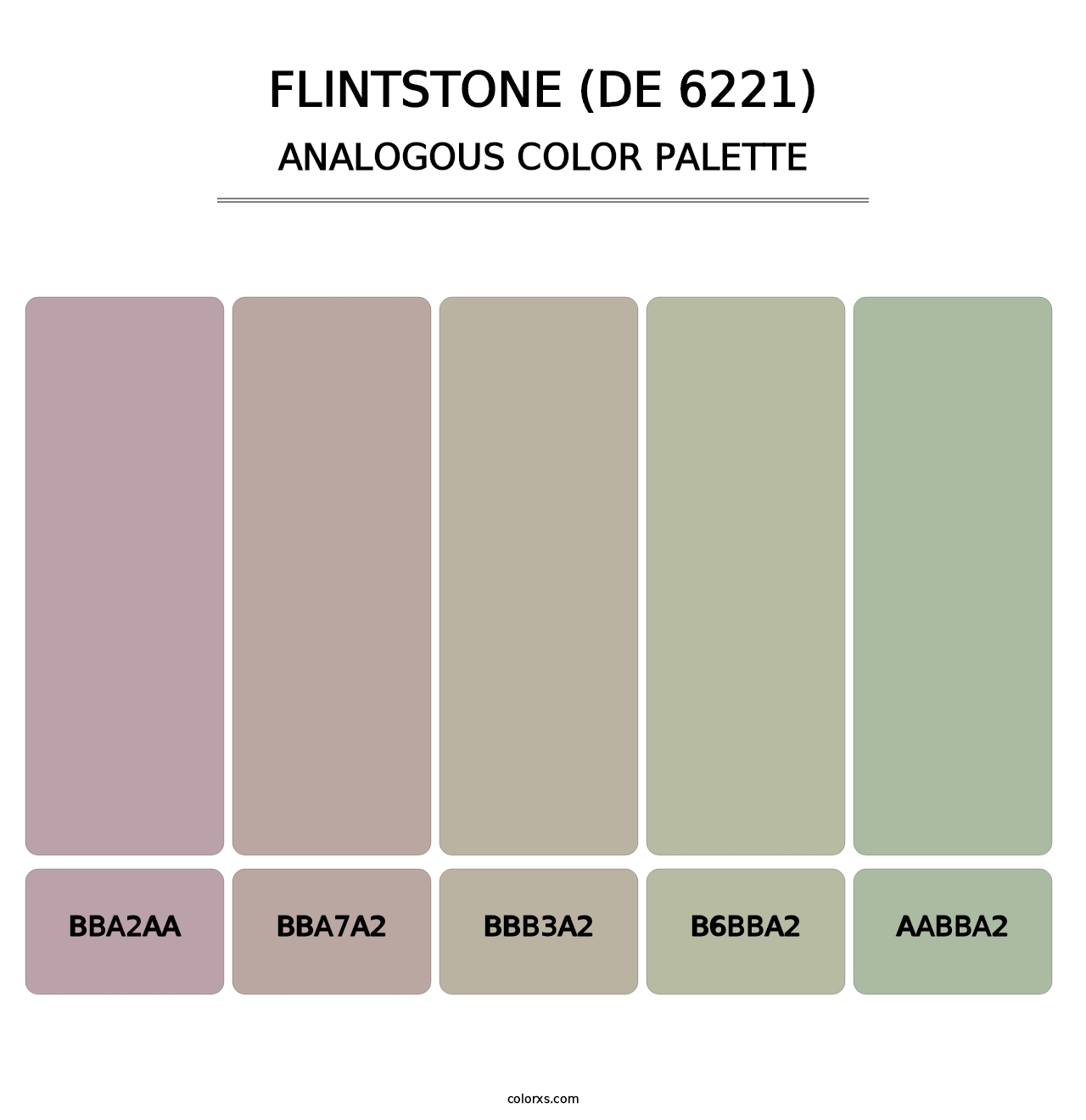 Flintstone (DE 6221) - Analogous Color Palette