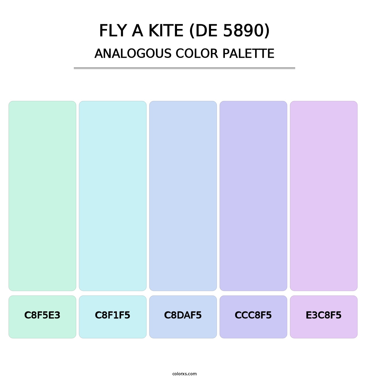 Fly a Kite (DE 5890) - Analogous Color Palette
