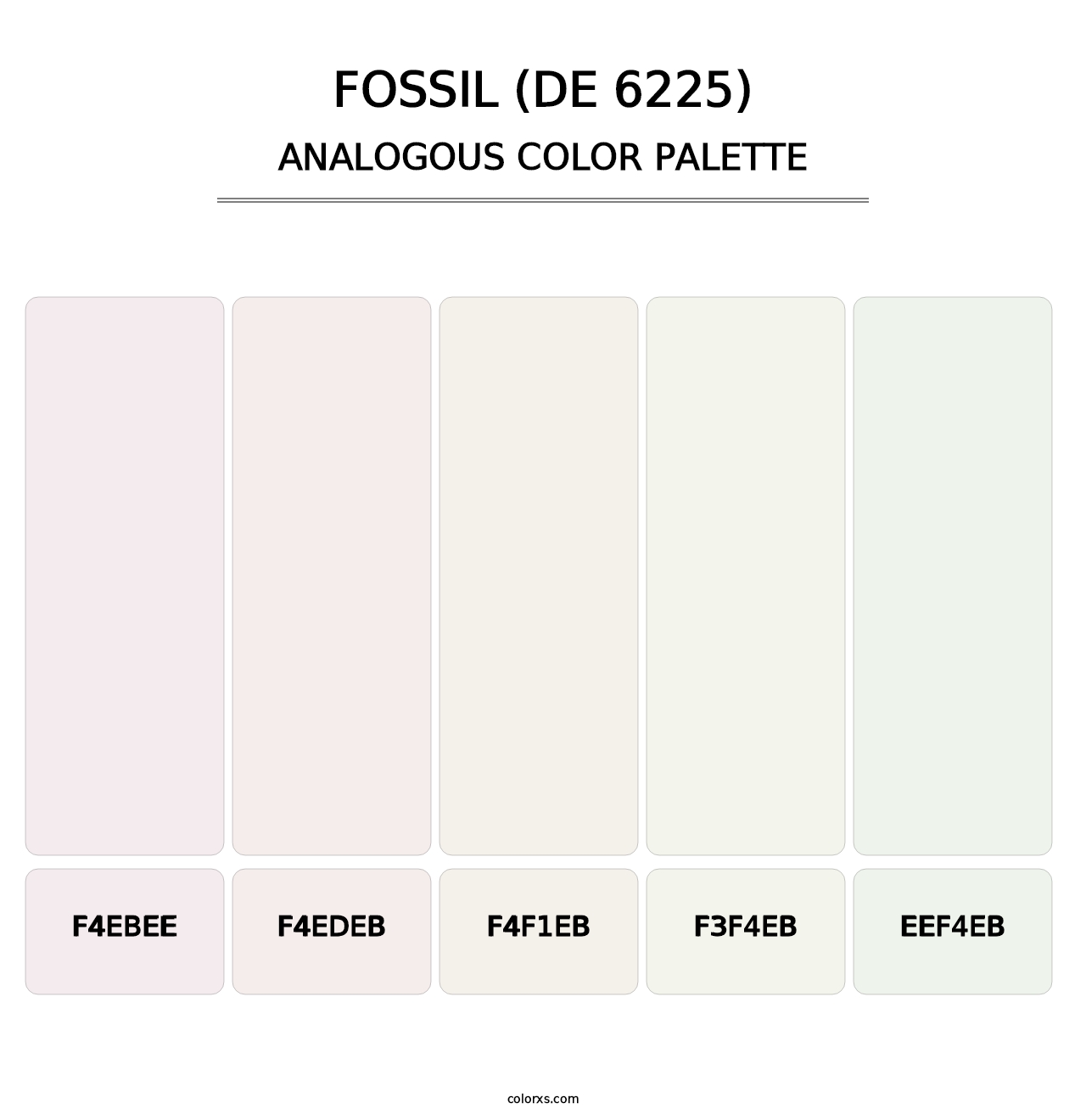 Fossil (DE 6225) - Analogous Color Palette