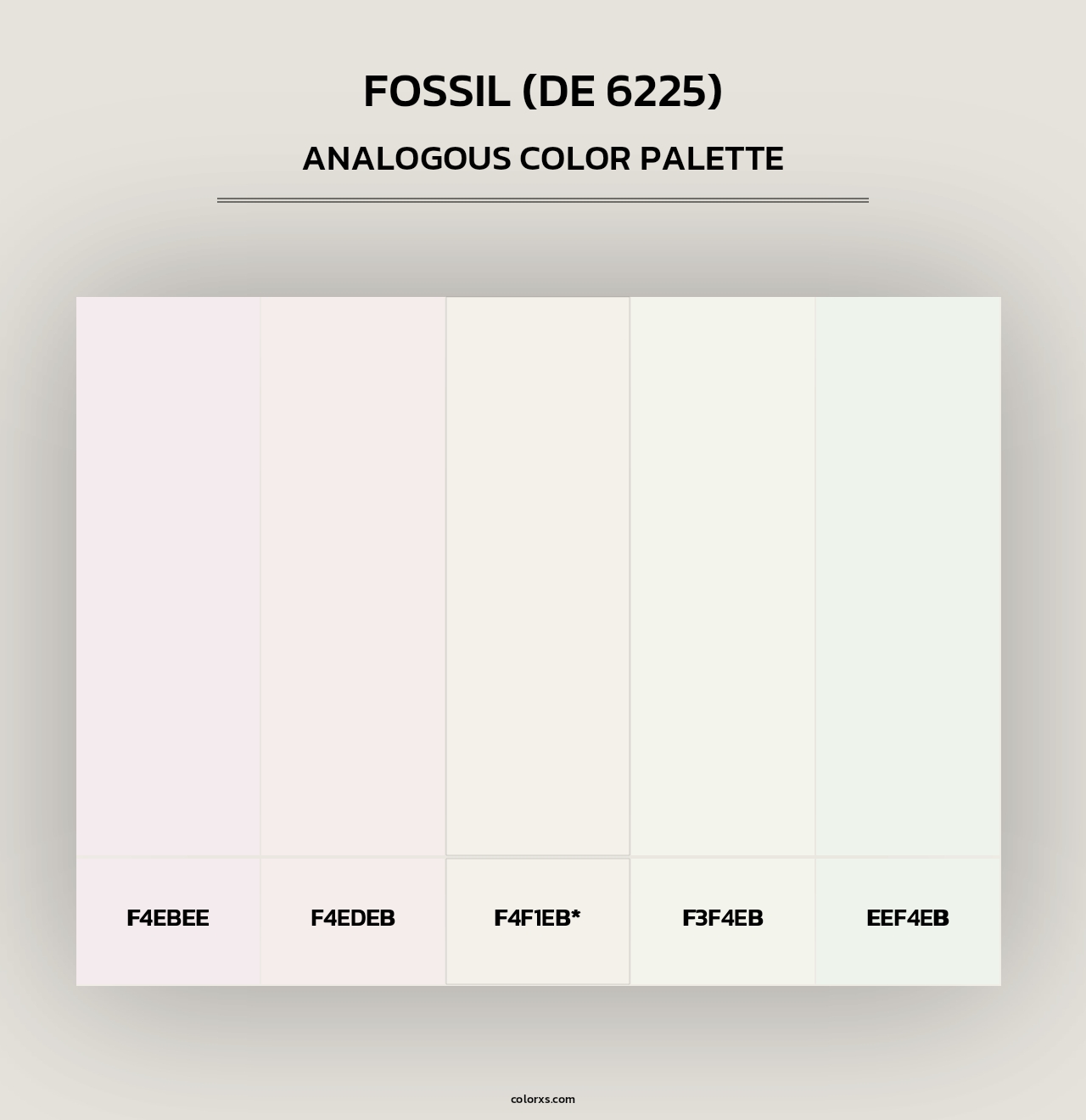 Fossil (DE 6225) - Analogous Color Palette