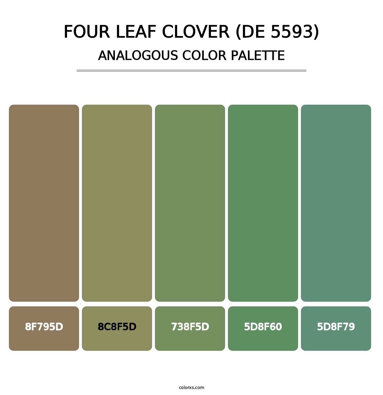 Four Leaf Clover (DE 5593) - Analogous Color Palette
