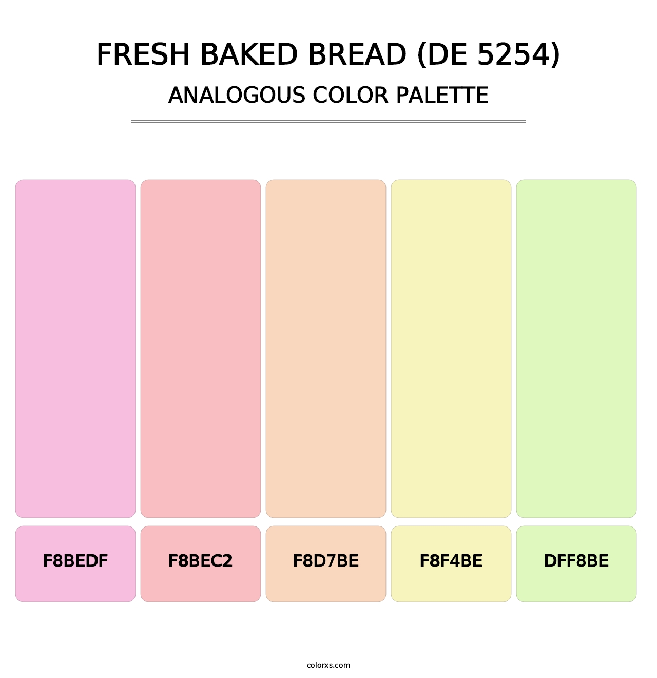 Fresh Baked Bread (DE 5254) - Analogous Color Palette