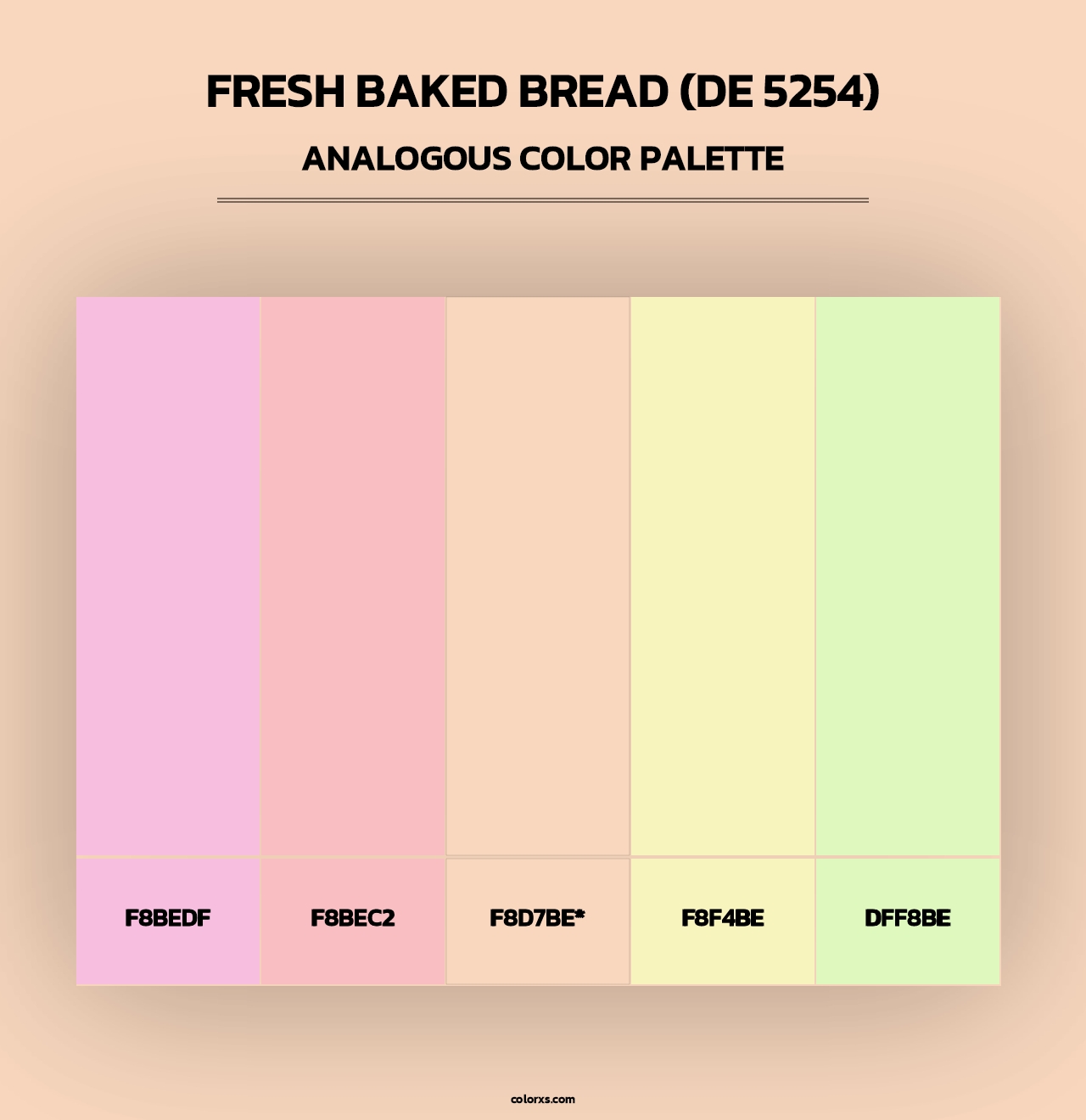 Fresh Baked Bread (DE 5254) - Analogous Color Palette
