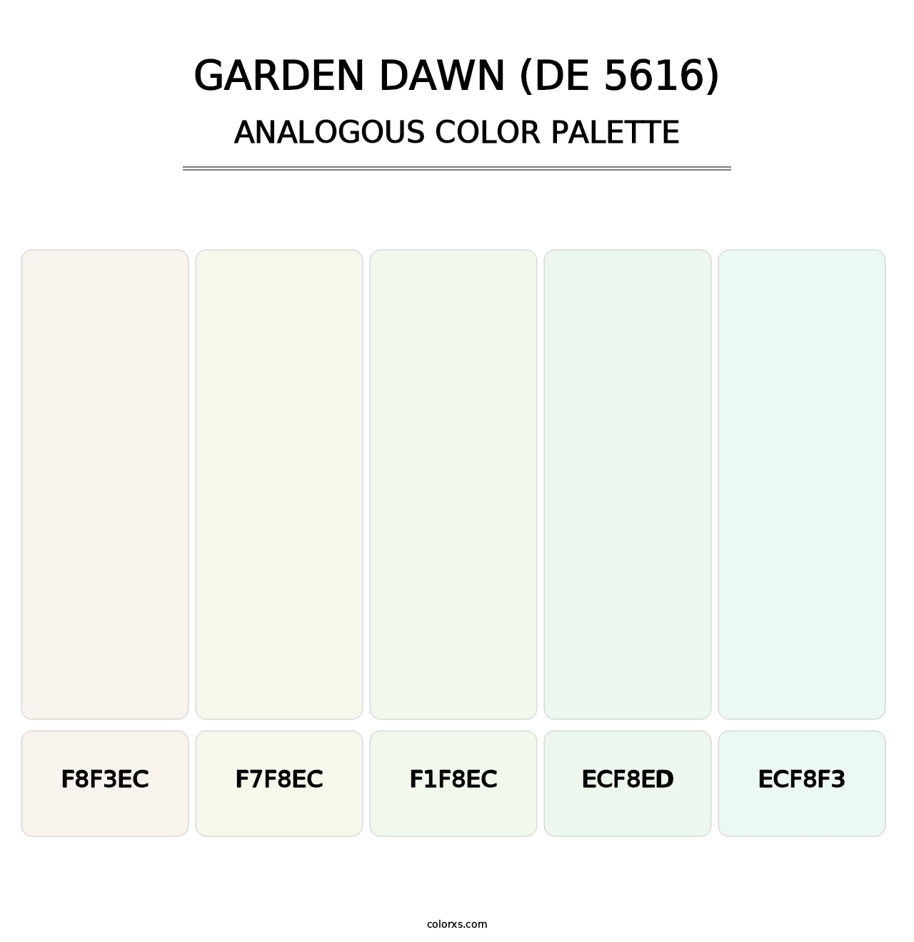 Garden Dawn (DE 5616) - Analogous Color Palette