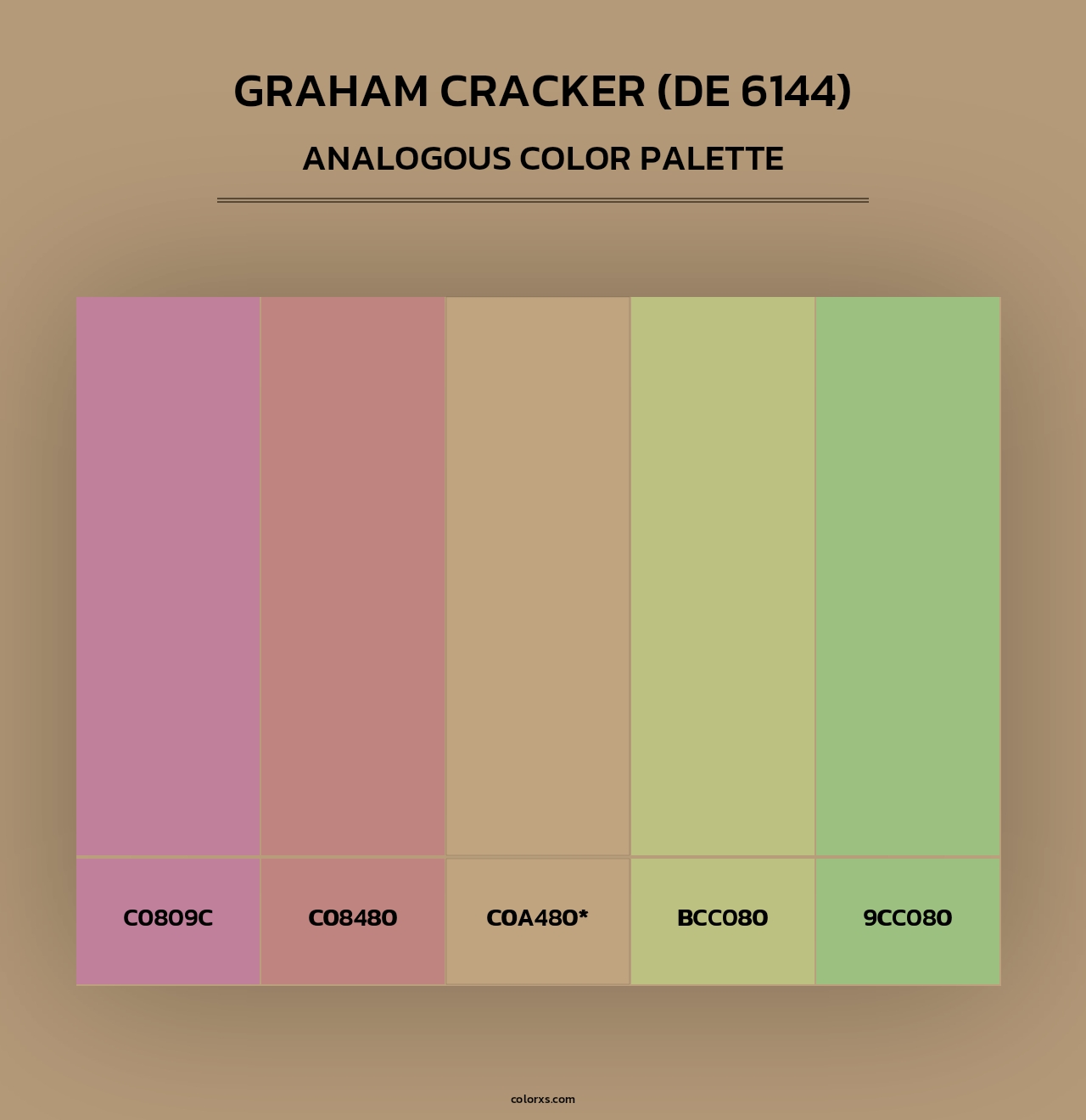Graham Cracker (DE 6144) - Analogous Color Palette