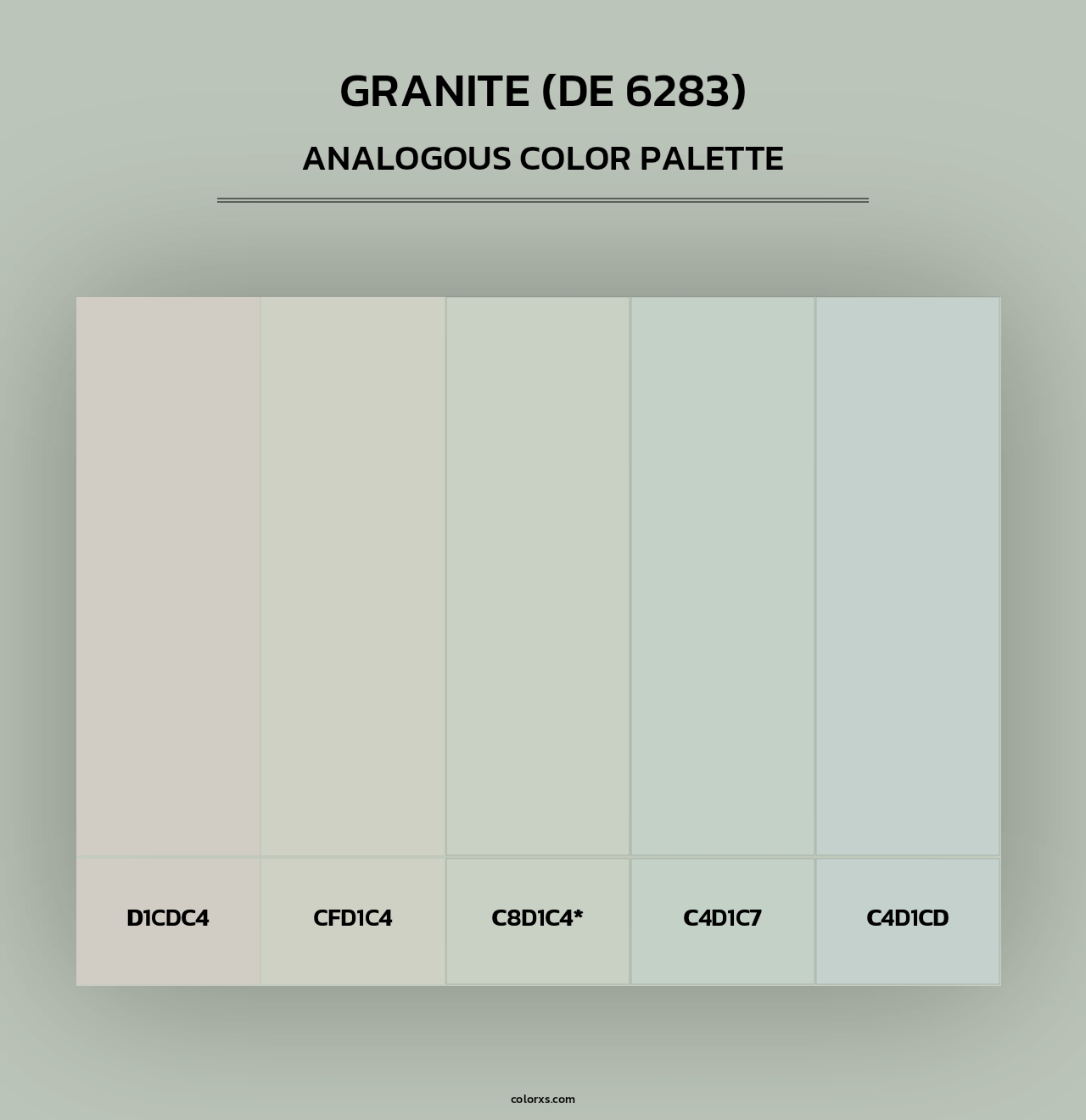 Granite (DE 6283) - Analogous Color Palette