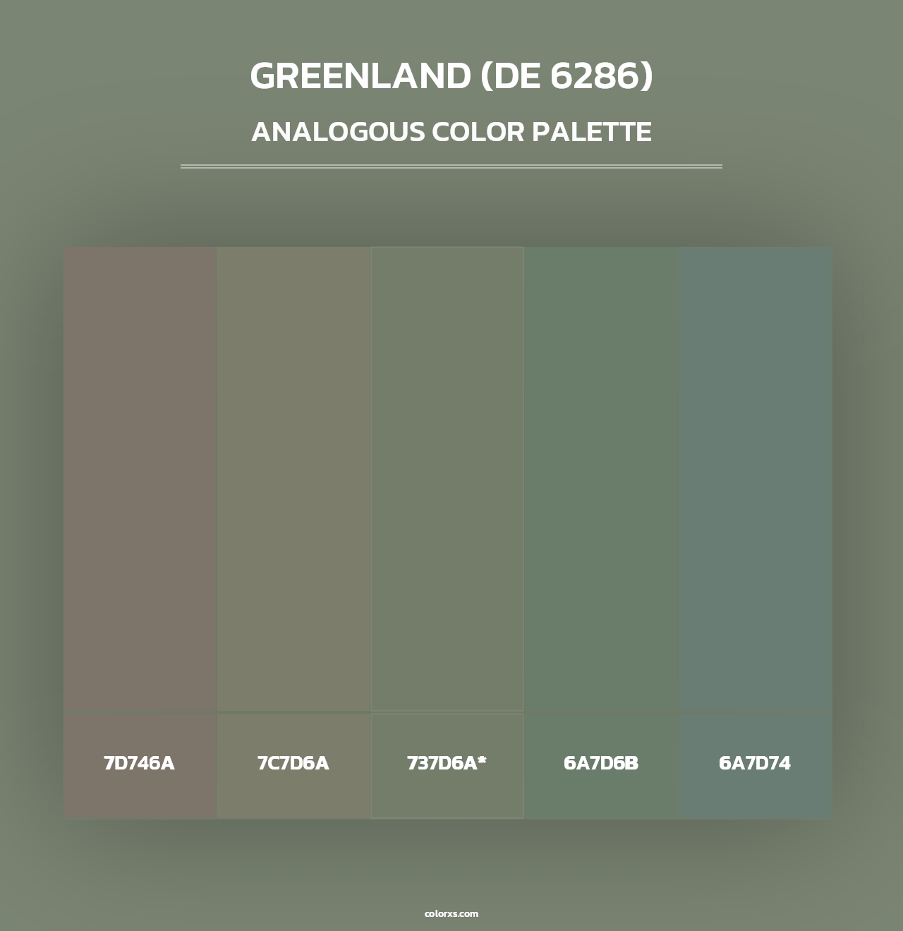 Greenland (DE 6286) - Analogous Color Palette
