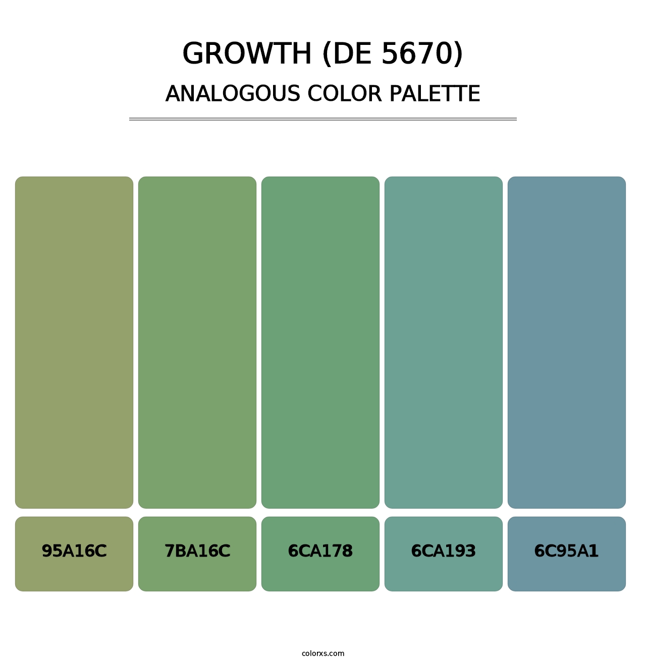 Growth (DE 5670) - Analogous Color Palette