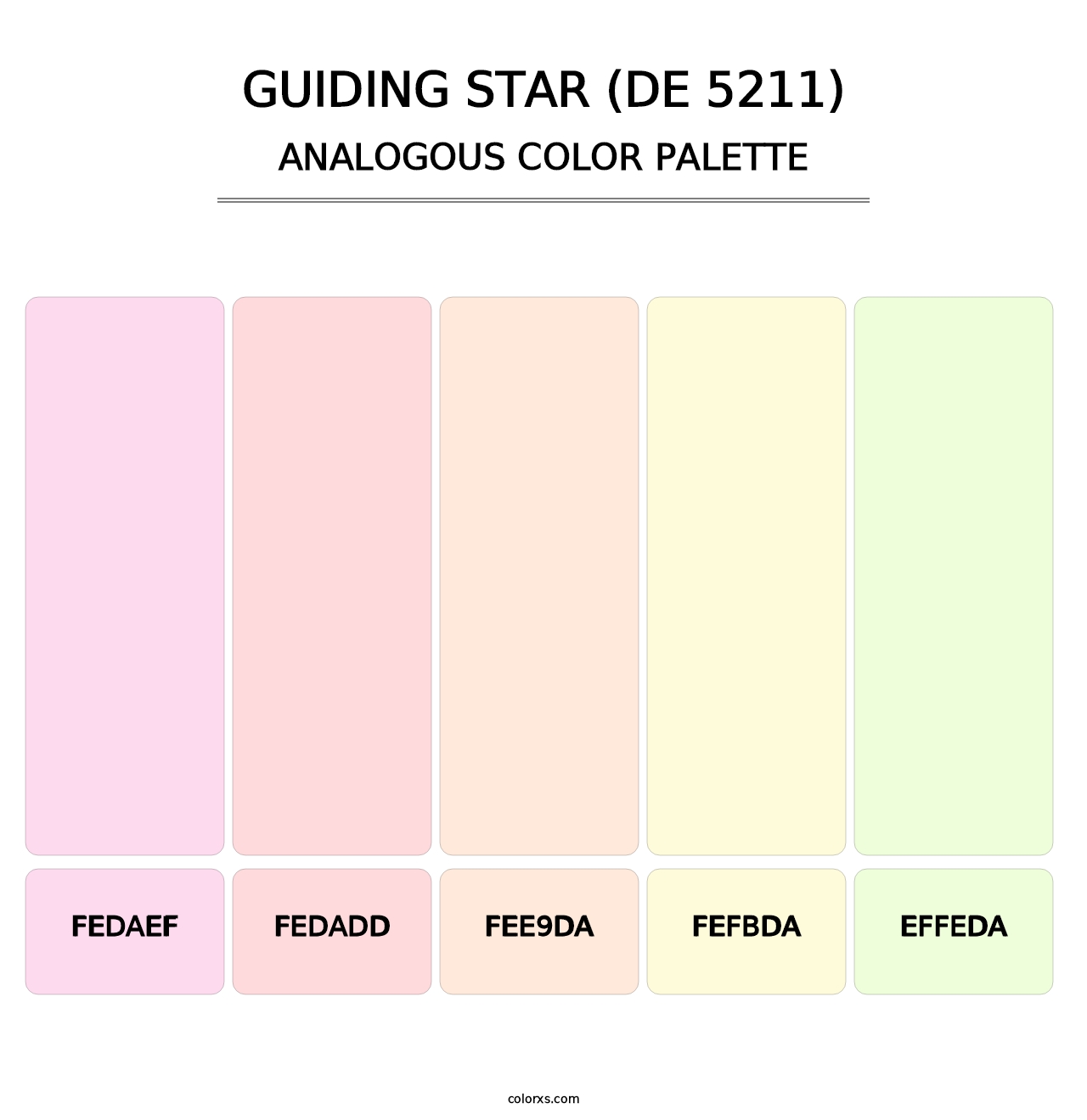 Guiding Star (DE 5211) - Analogous Color Palette