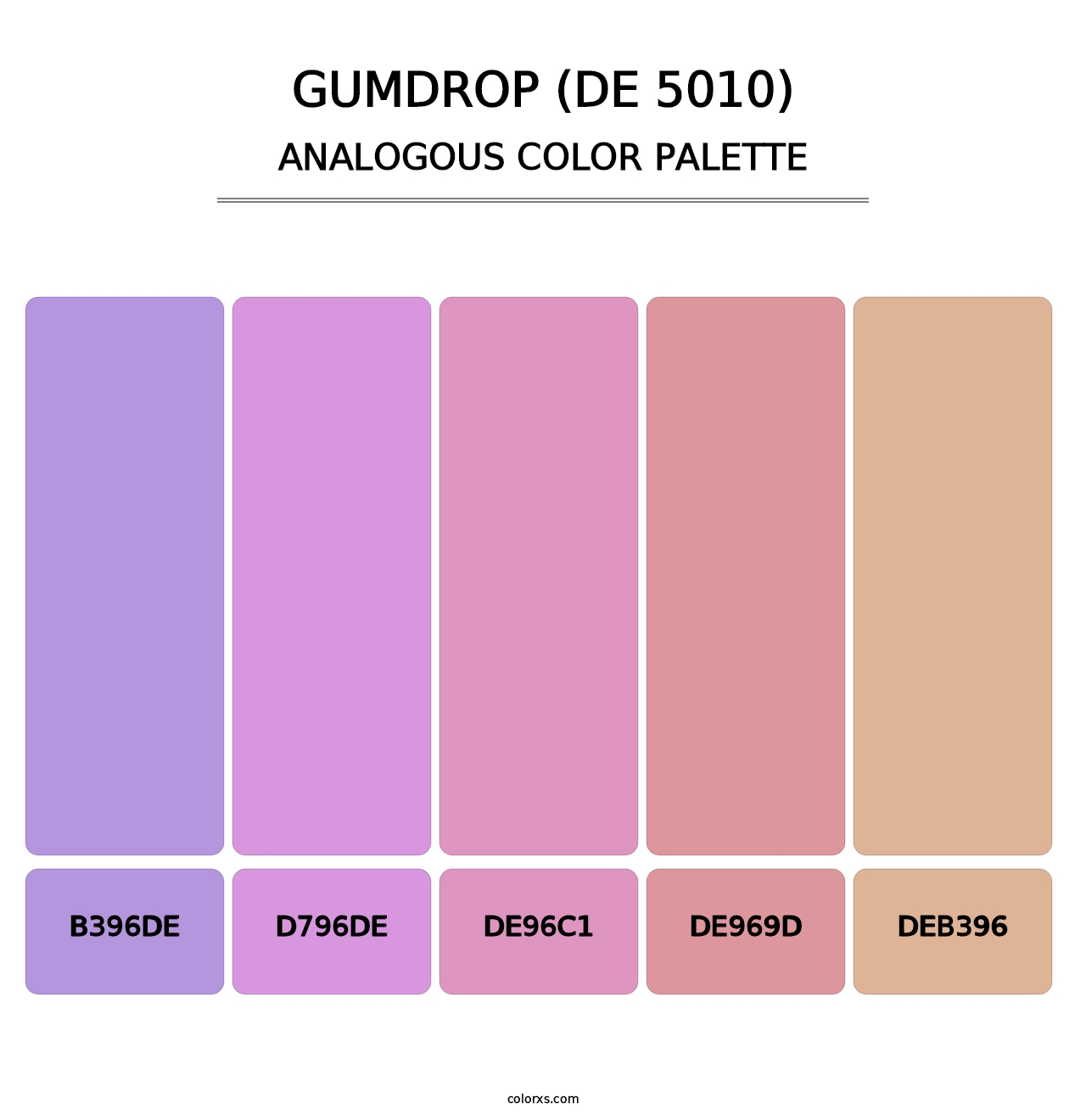 Gumdrop (DE 5010) - Analogous Color Palette