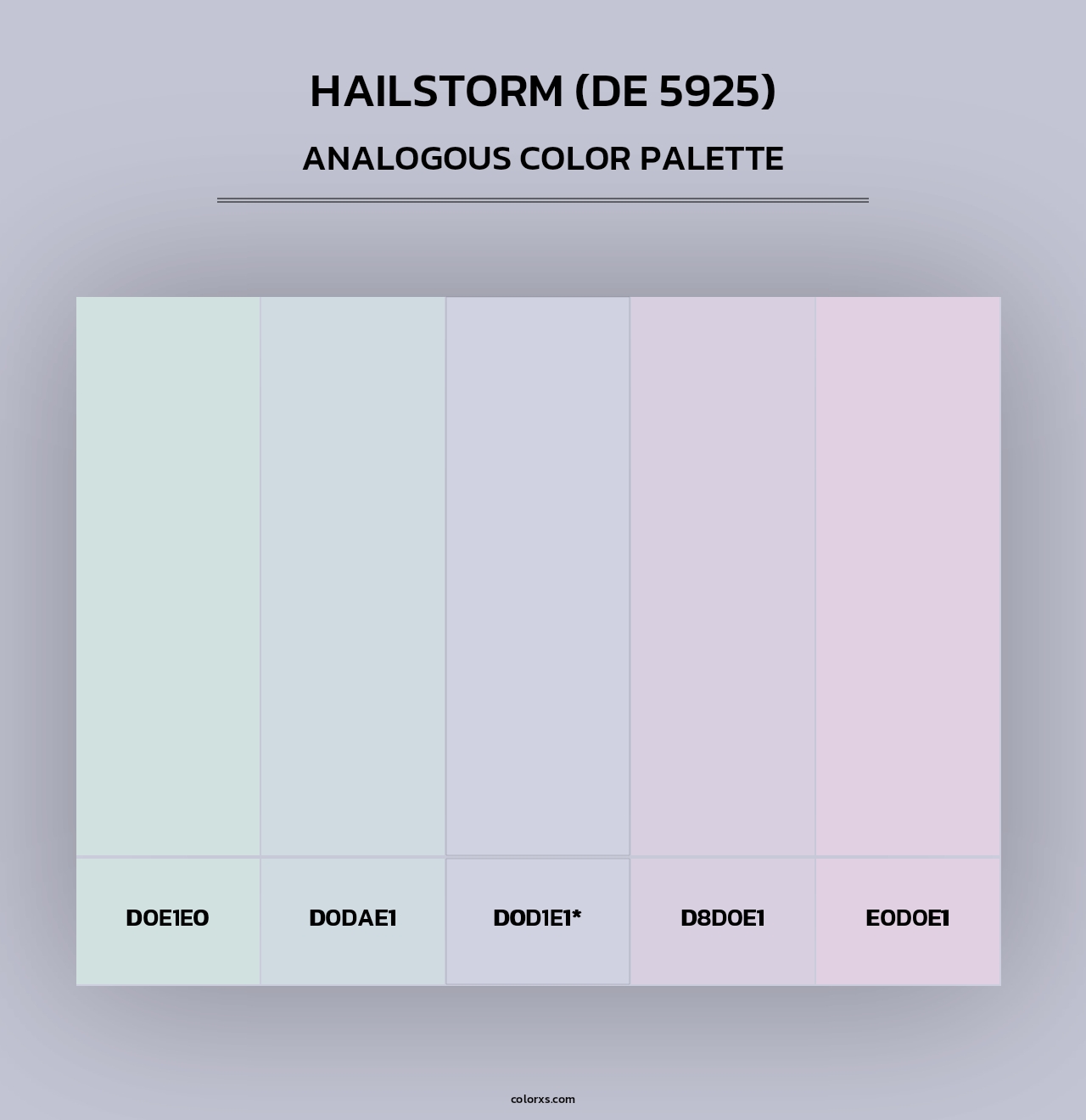 Hailstorm (DE 5925) - Analogous Color Palette