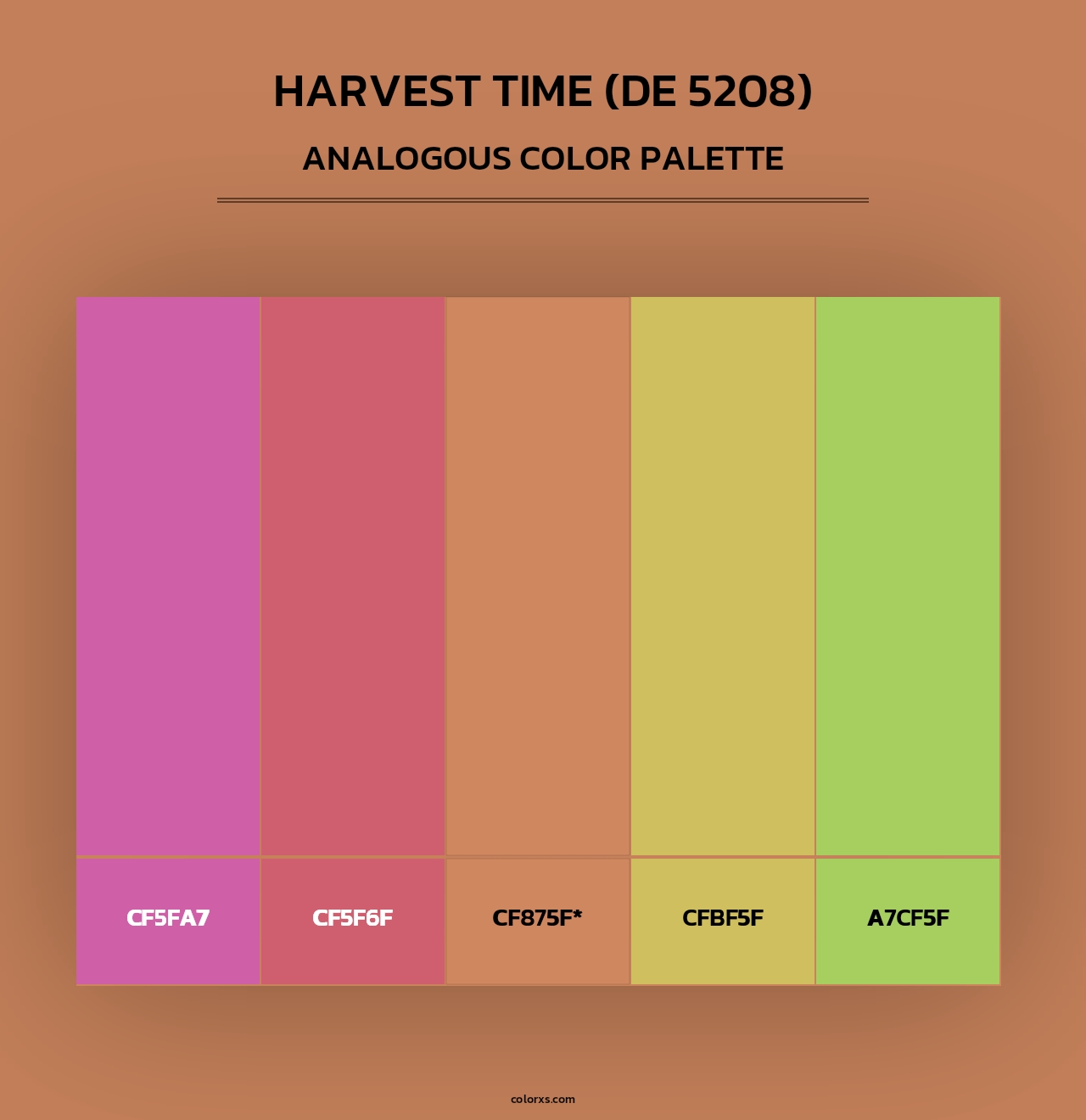 Harvest Time (DE 5208) - Analogous Color Palette