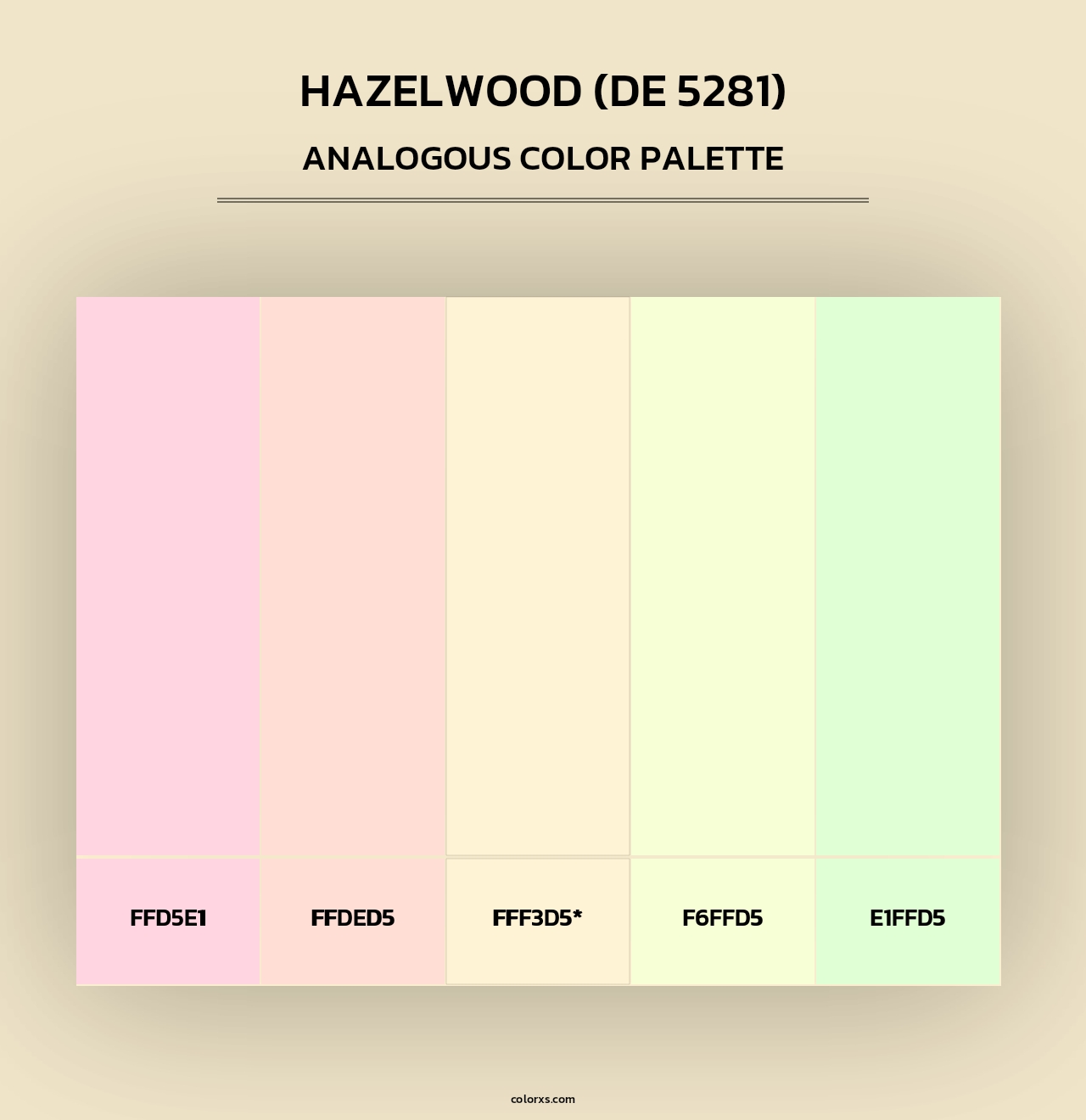 Hazelwood (DE 5281) - Analogous Color Palette