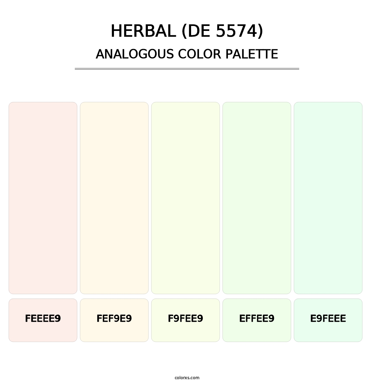 Herbal (DE 5574) - Analogous Color Palette