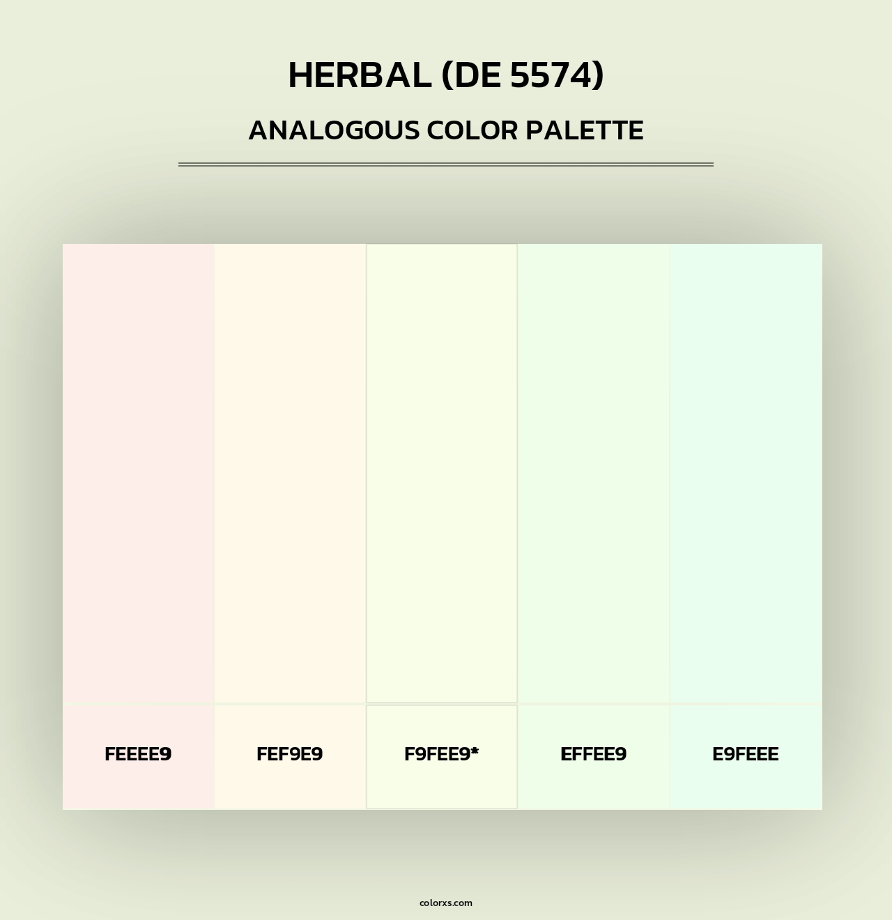 Herbal (DE 5574) - Analogous Color Palette