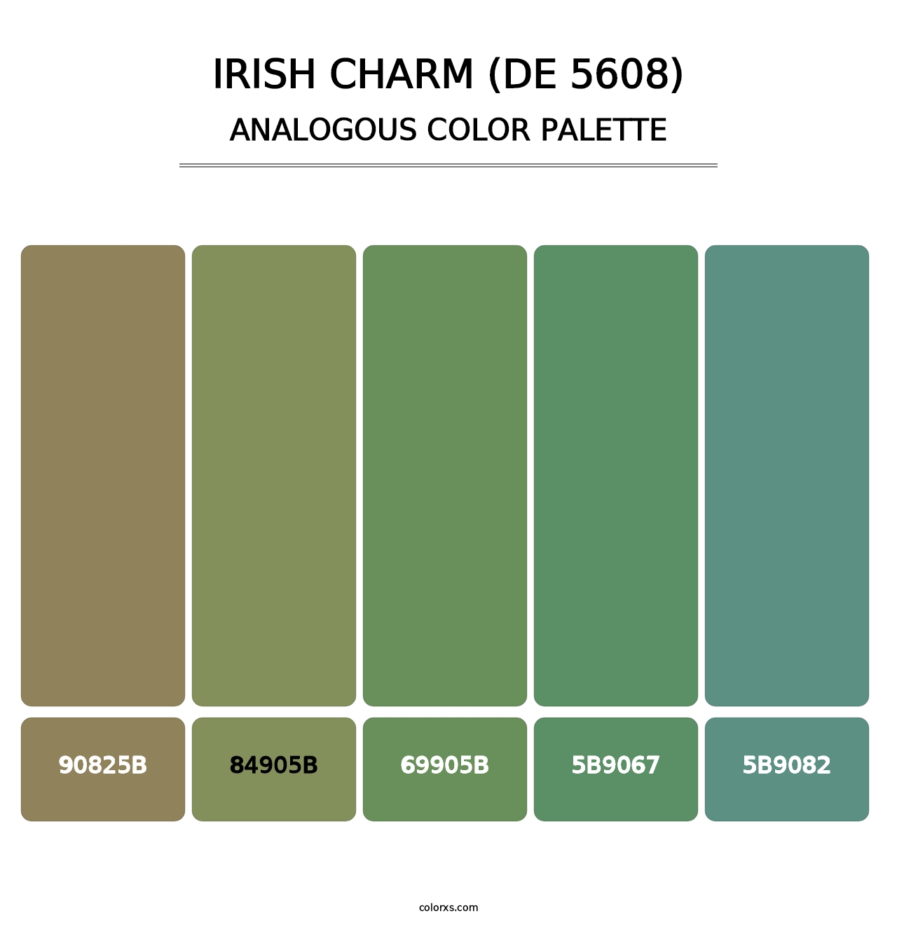 Irish Charm (DE 5608) - Analogous Color Palette
