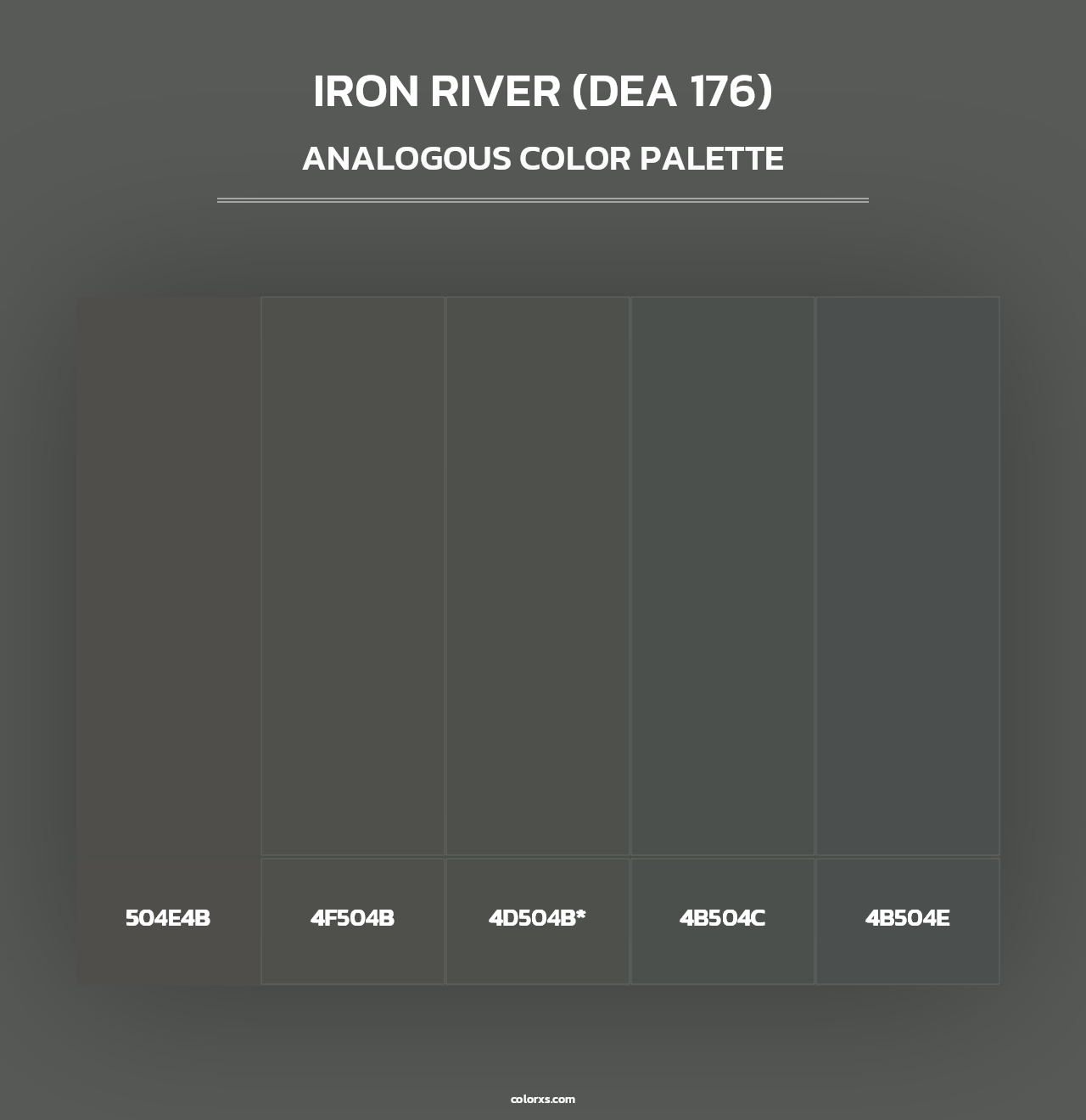 Iron River (DEA 176) - Analogous Color Palette