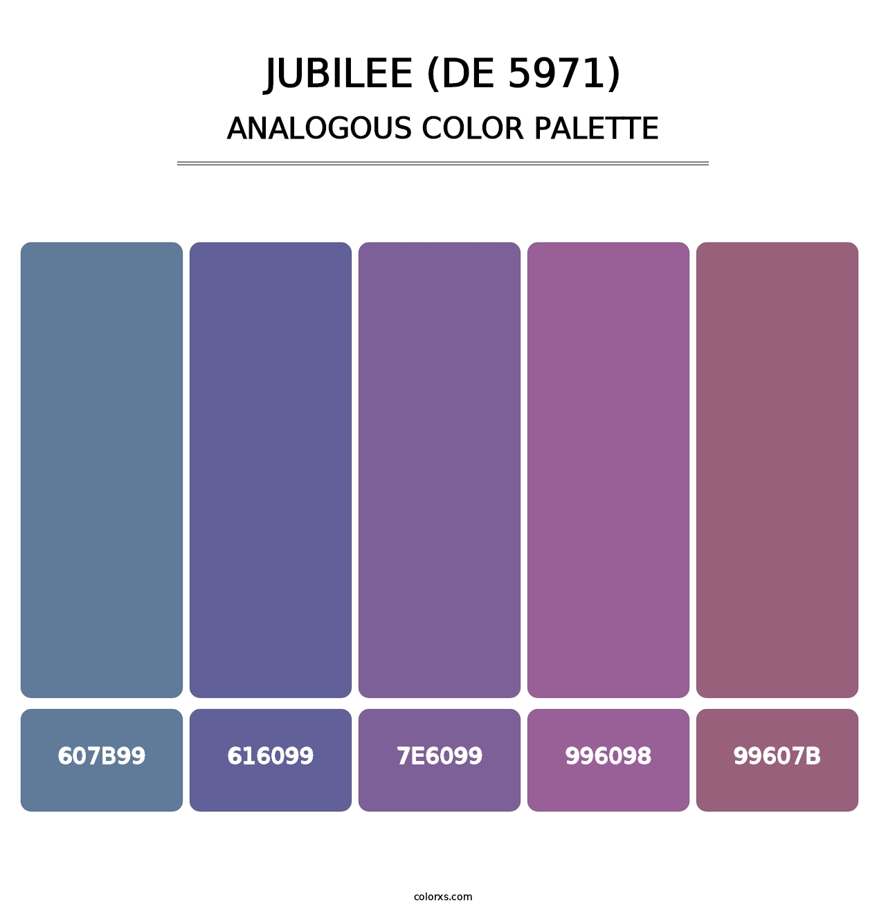 Jubilee (DE 5971) - Analogous Color Palette