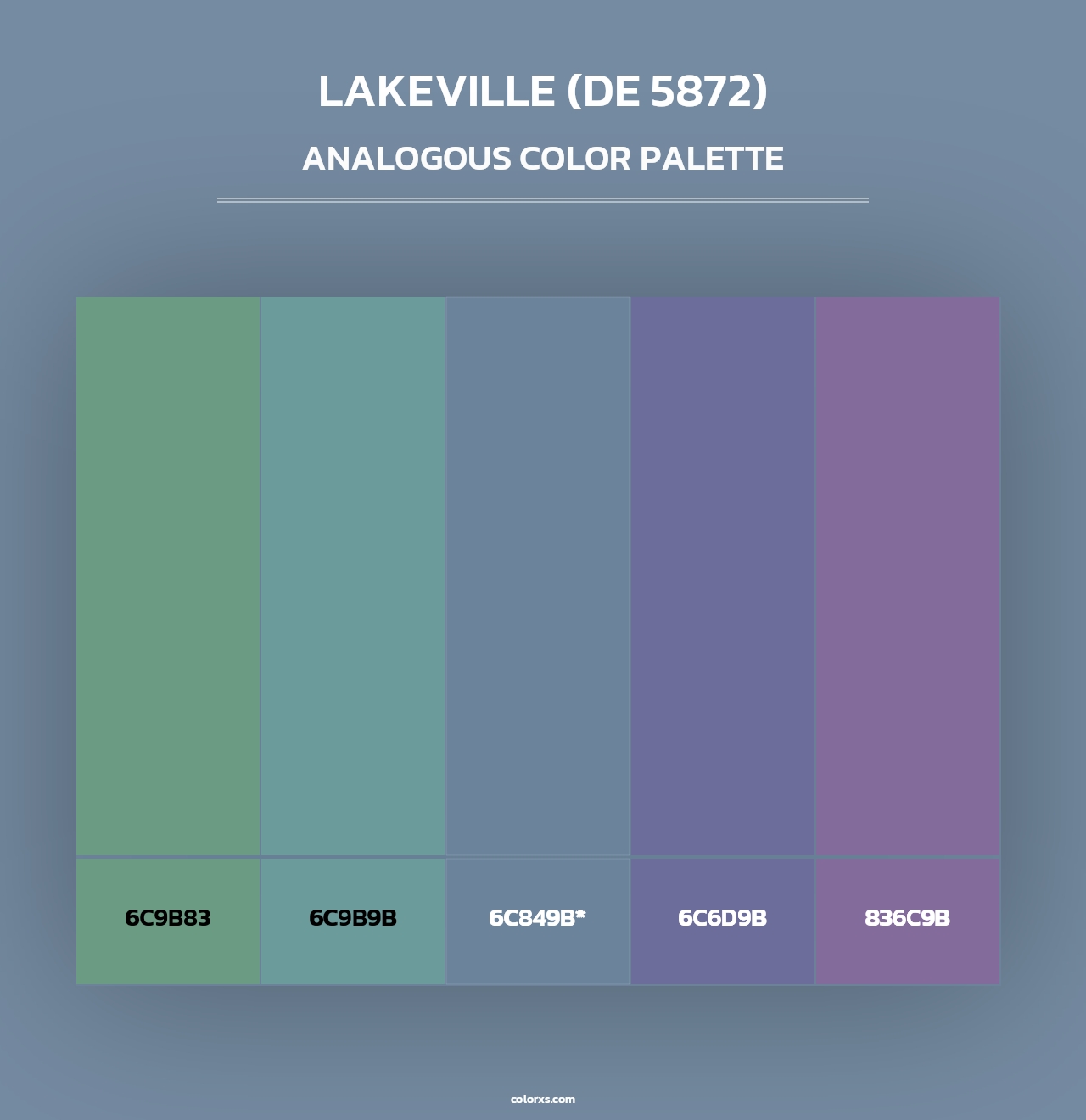 Lakeville (DE 5872) - Analogous Color Palette