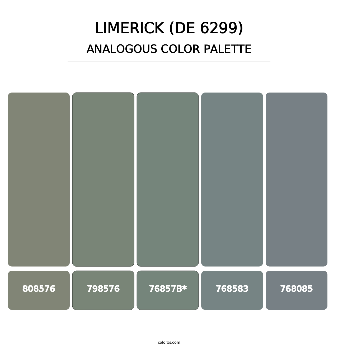 Limerick (DE 6299) - Analogous Color Palette