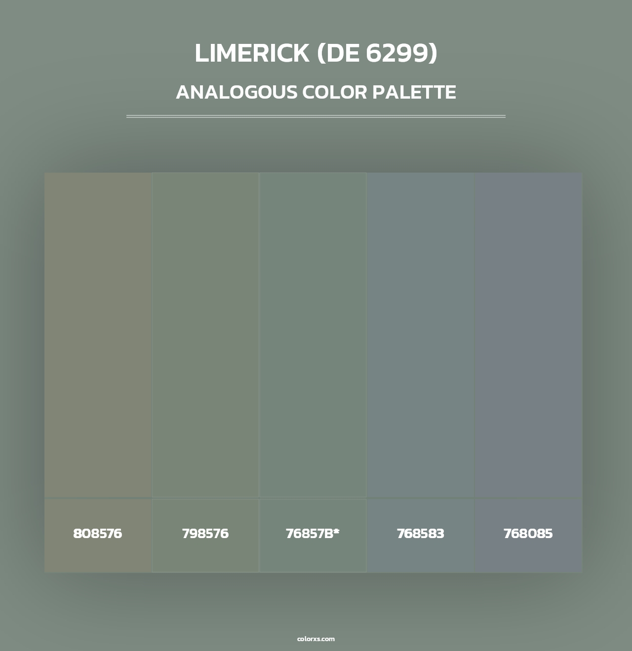 Limerick (DE 6299) - Analogous Color Palette