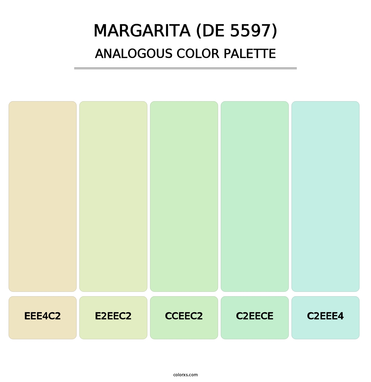 Margarita (DE 5597) - Analogous Color Palette