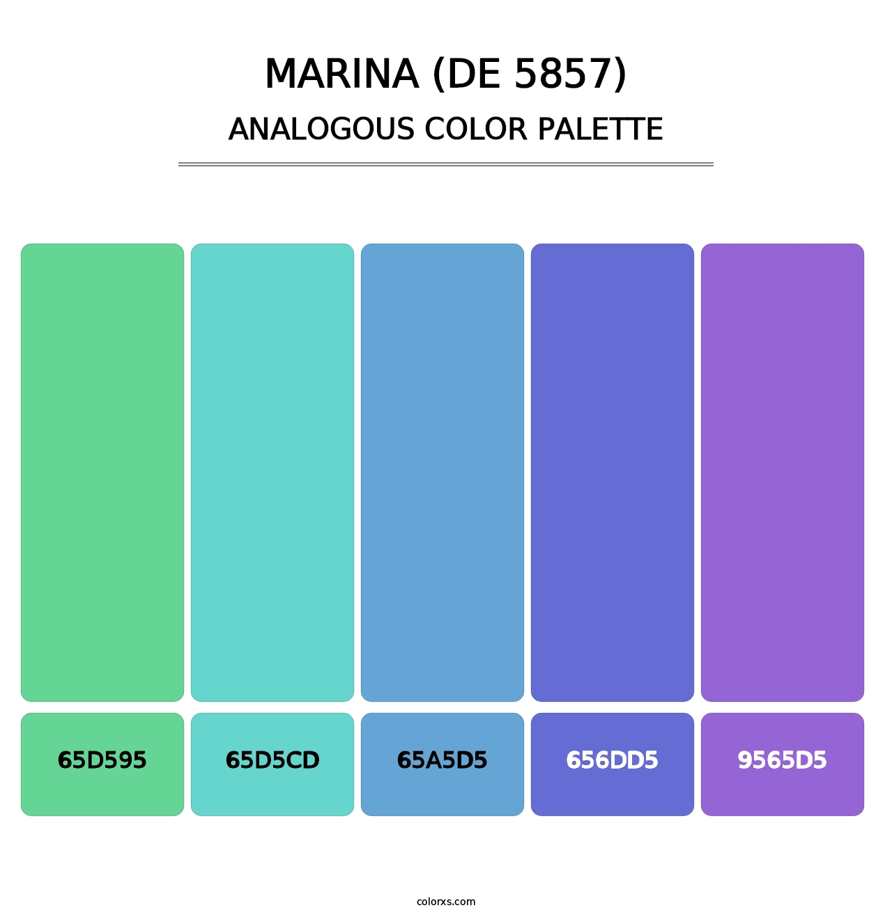 Marina (DE 5857) - Analogous Color Palette