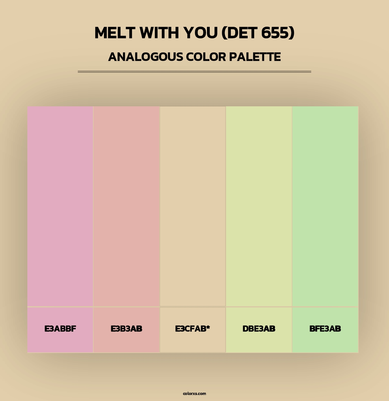 Melt with You (DET 655) - Analogous Color Palette