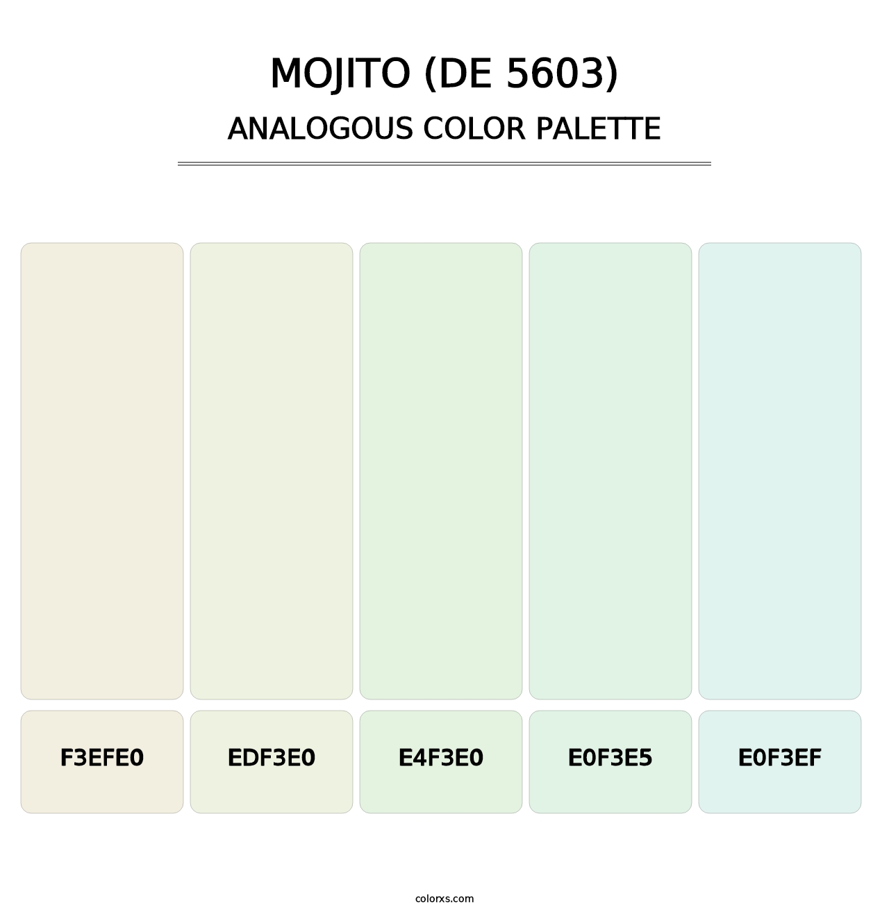 Mojito (DE 5603) - Analogous Color Palette