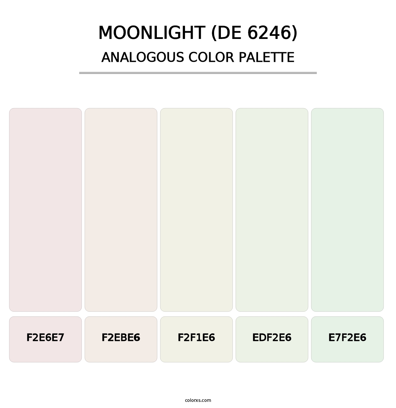 Moonlight (DE 6246) - Analogous Color Palette