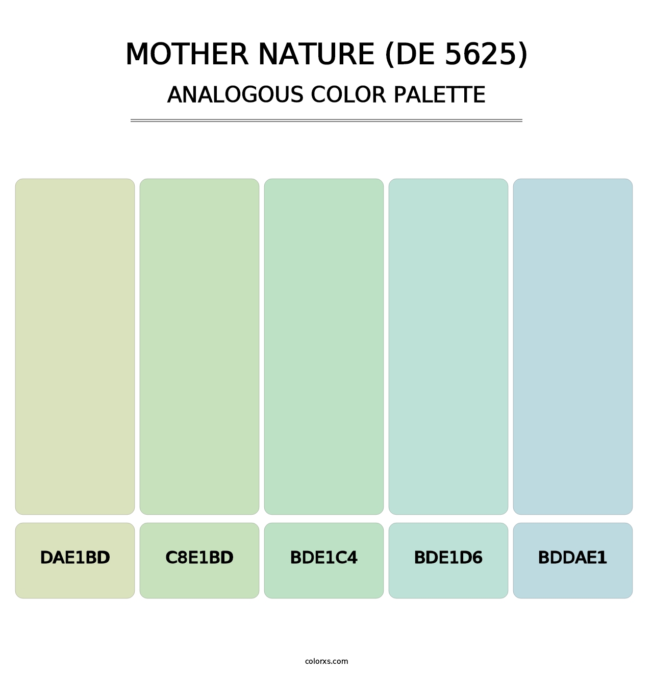 Mother Nature (DE 5625) - Analogous Color Palette