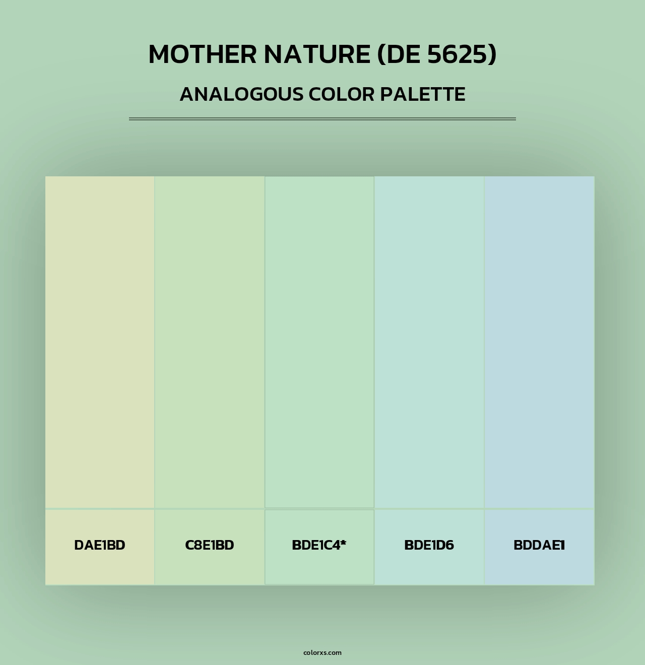 Mother Nature (DE 5625) - Analogous Color Palette