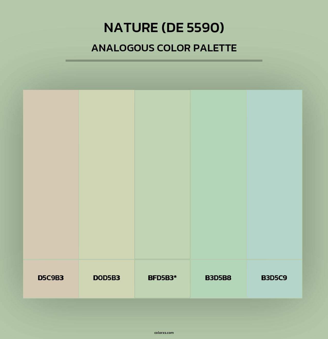 Nature (DE 5590) - Analogous Color Palette