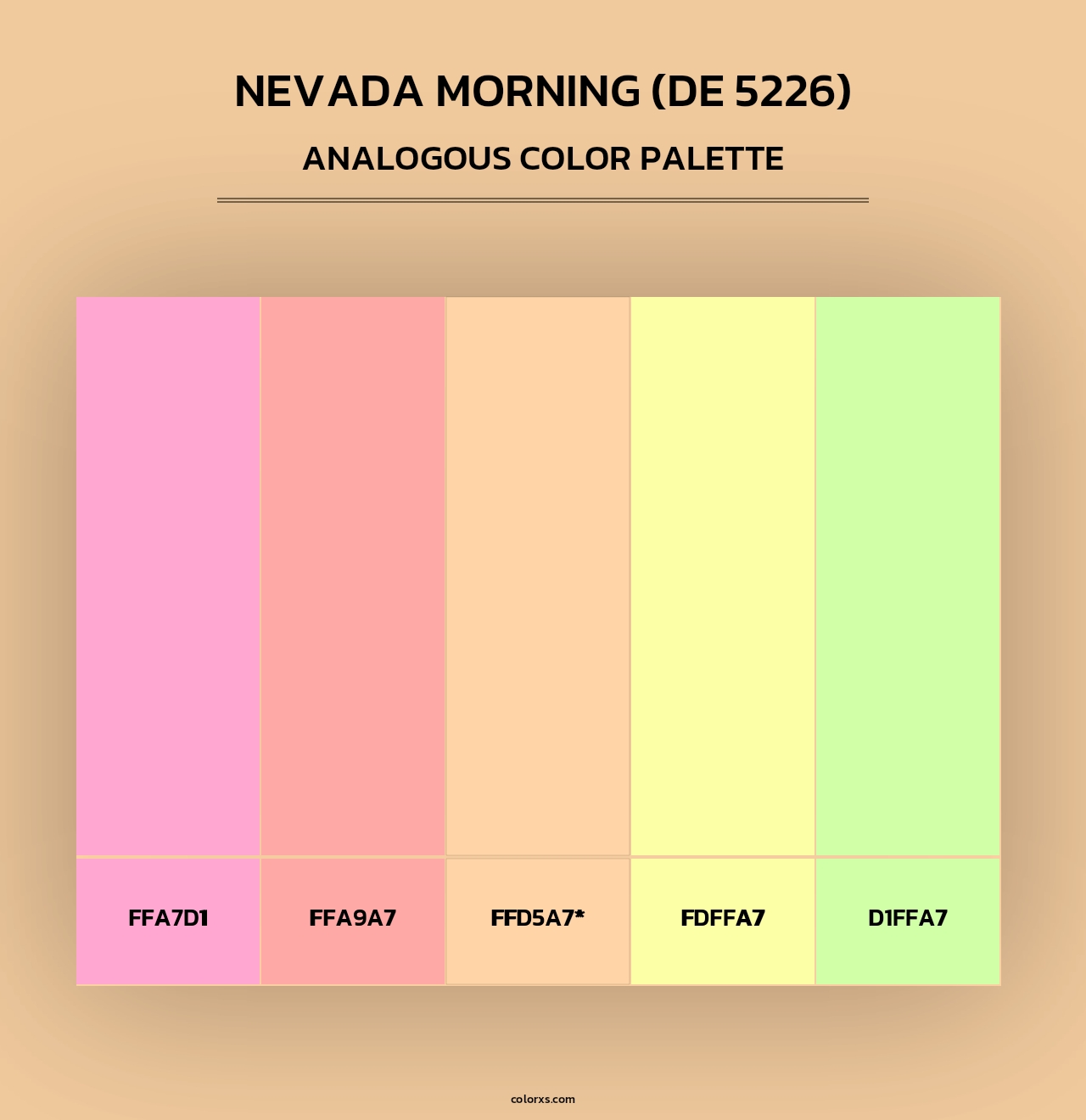 Nevada Morning (DE 5226) - Analogous Color Palette