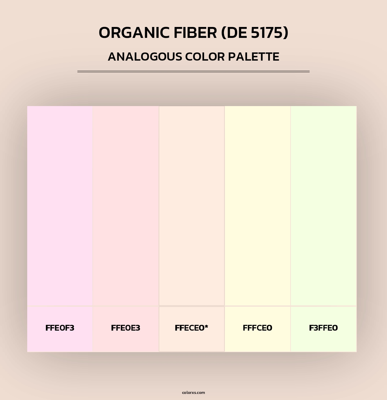 Organic Fiber (DE 5175) - Analogous Color Palette