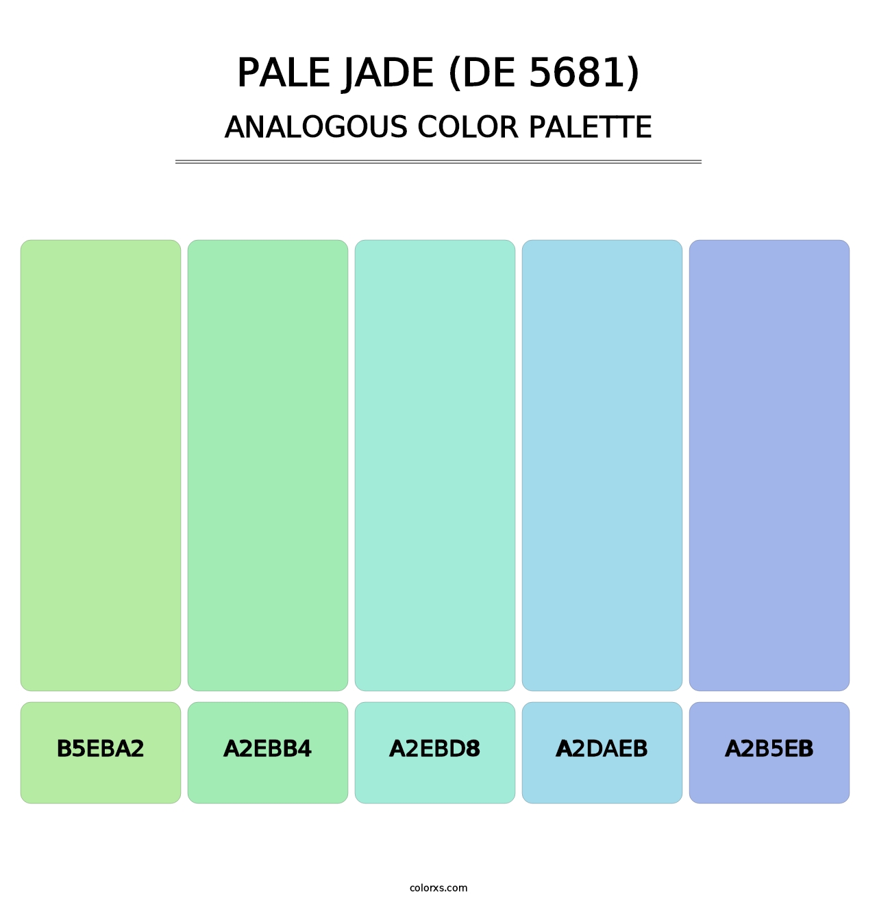 Pale Jade (DE 5681) - Analogous Color Palette