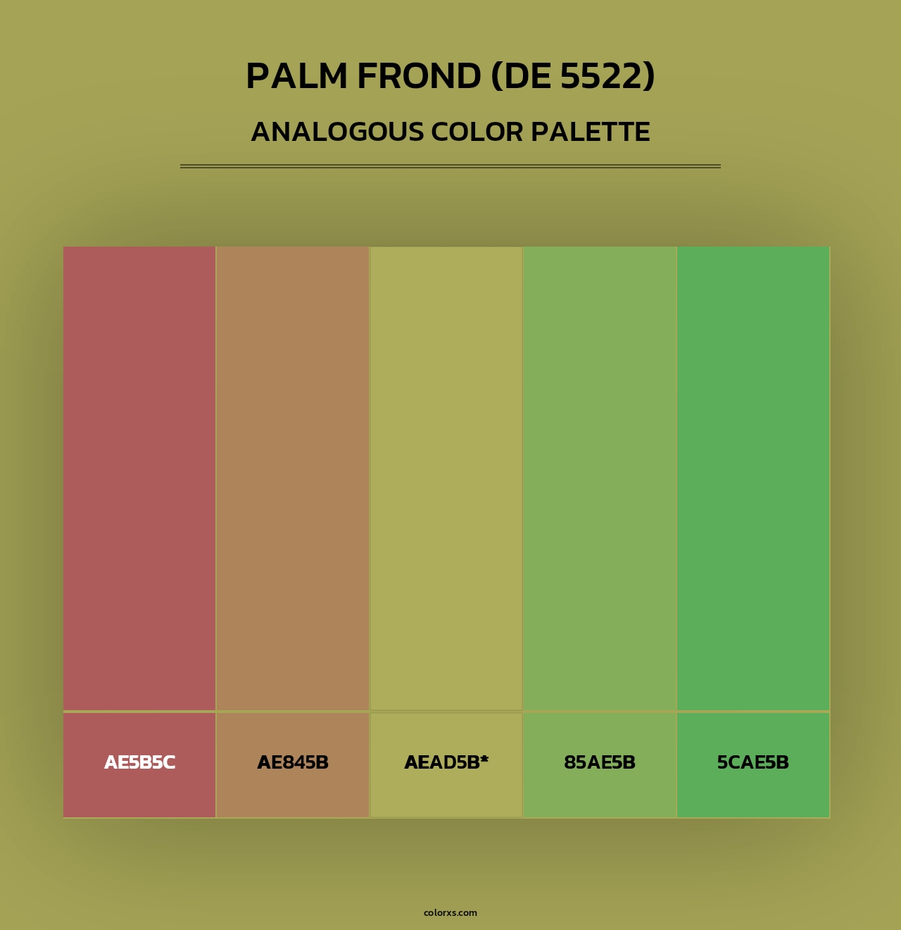 Palm Frond (DE 5522) - Analogous Color Palette