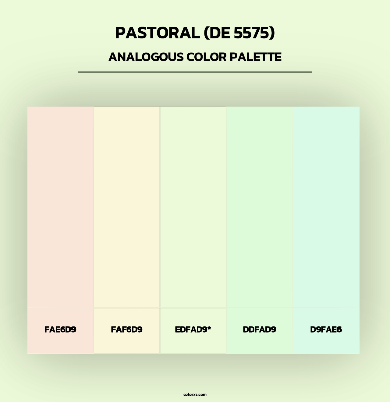 Pastoral (DE 5575) - Analogous Color Palette