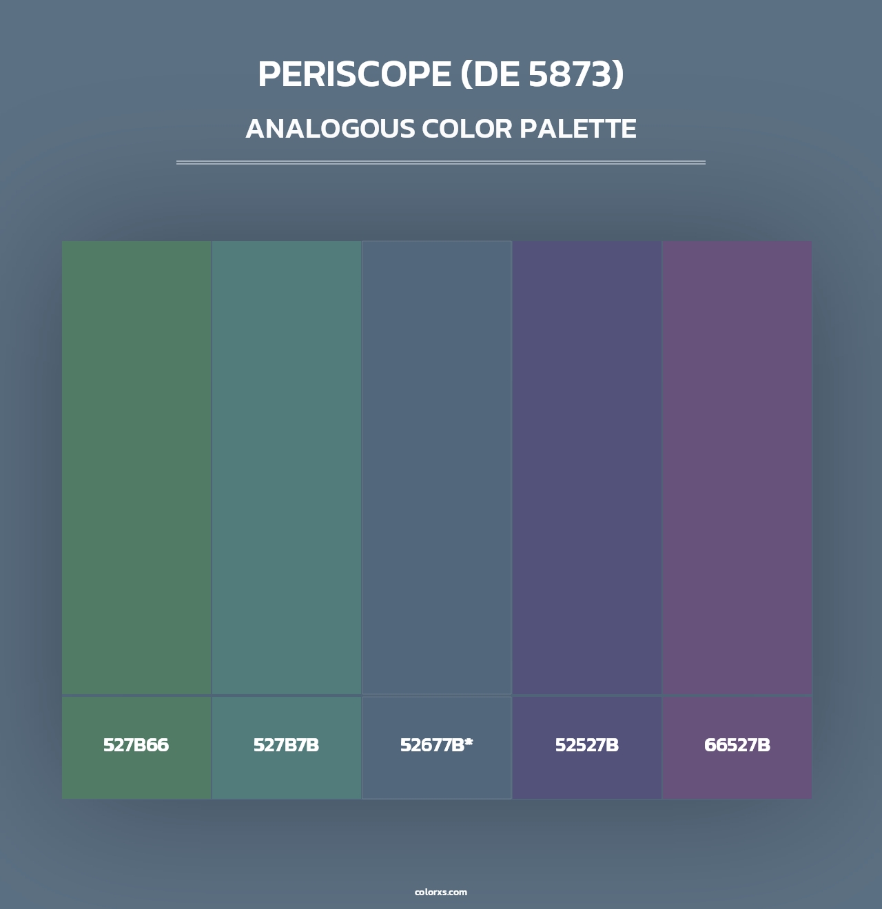 Periscope (DE 5873) - Analogous Color Palette