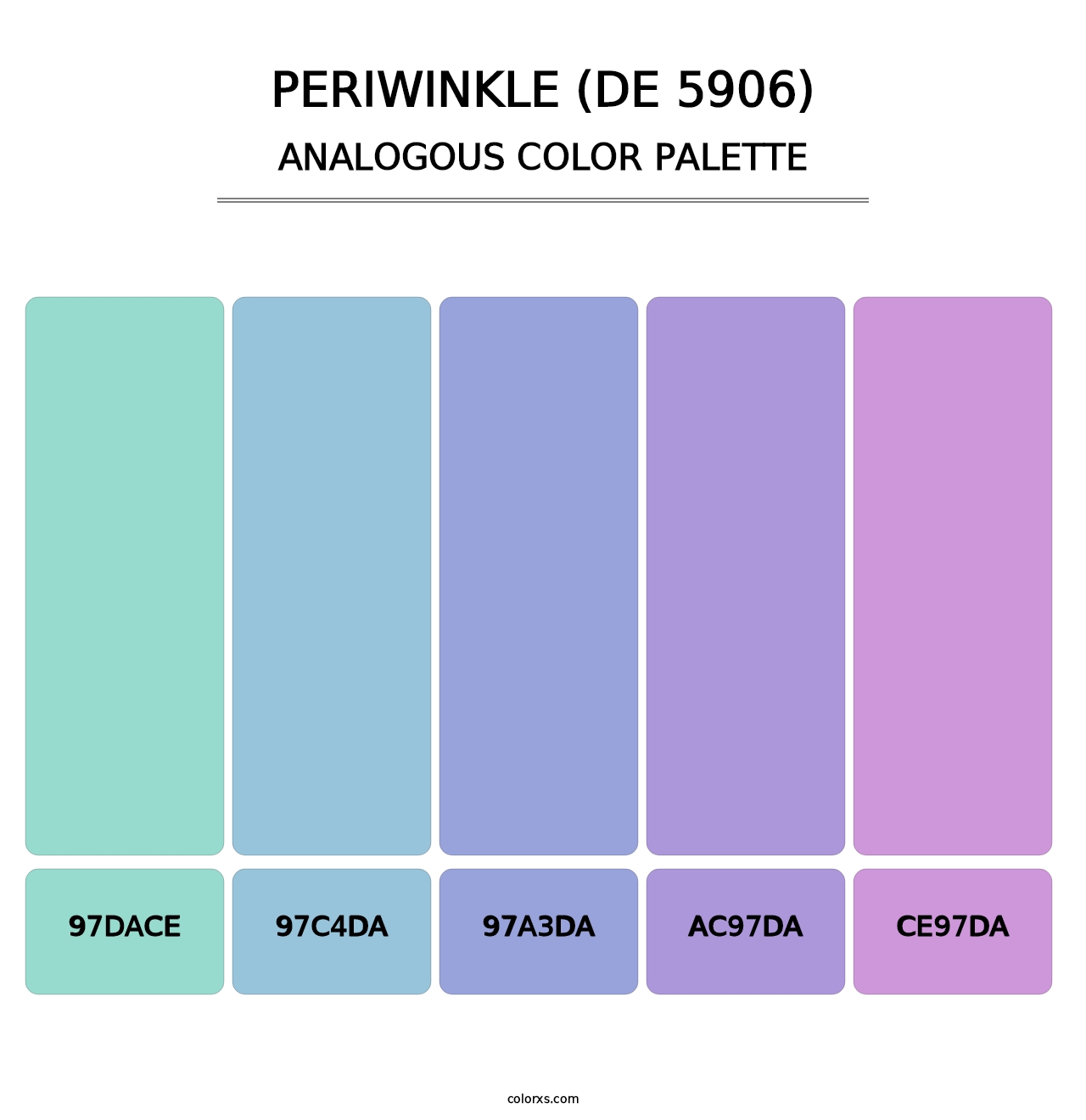 Periwinkle (DE 5906) - Analogous Color Palette