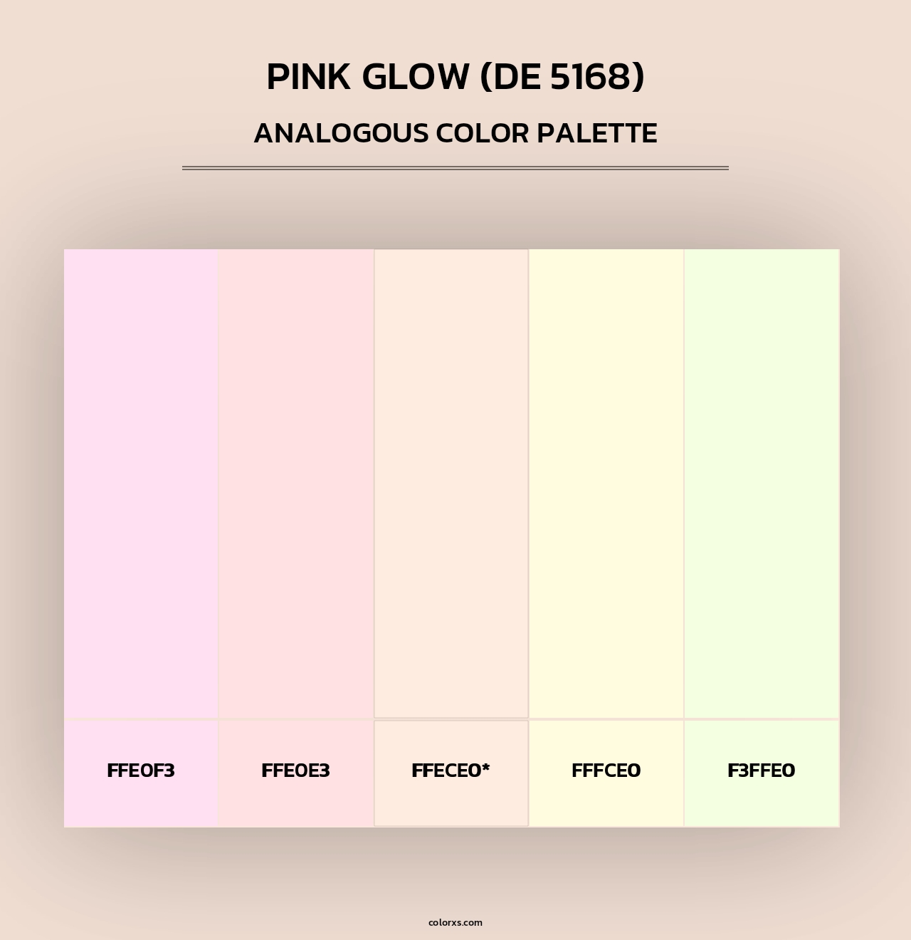 Pink Glow (DE 5168) - Analogous Color Palette