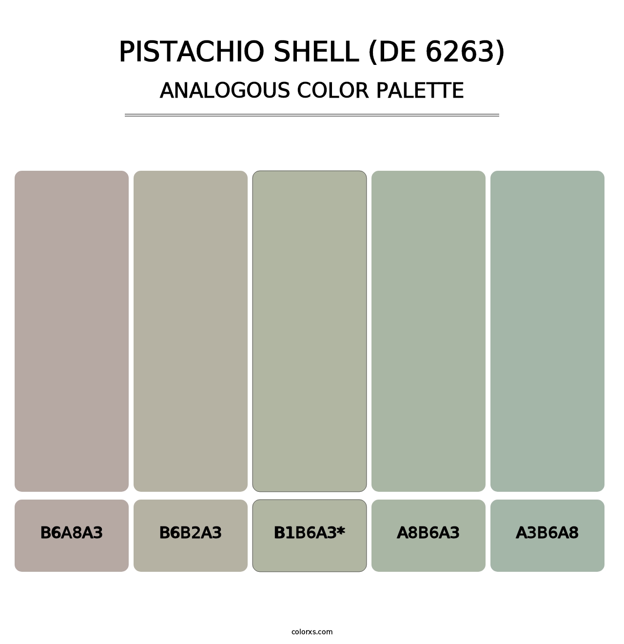 Pistachio Shell (DE 6263) - Analogous Color Palette