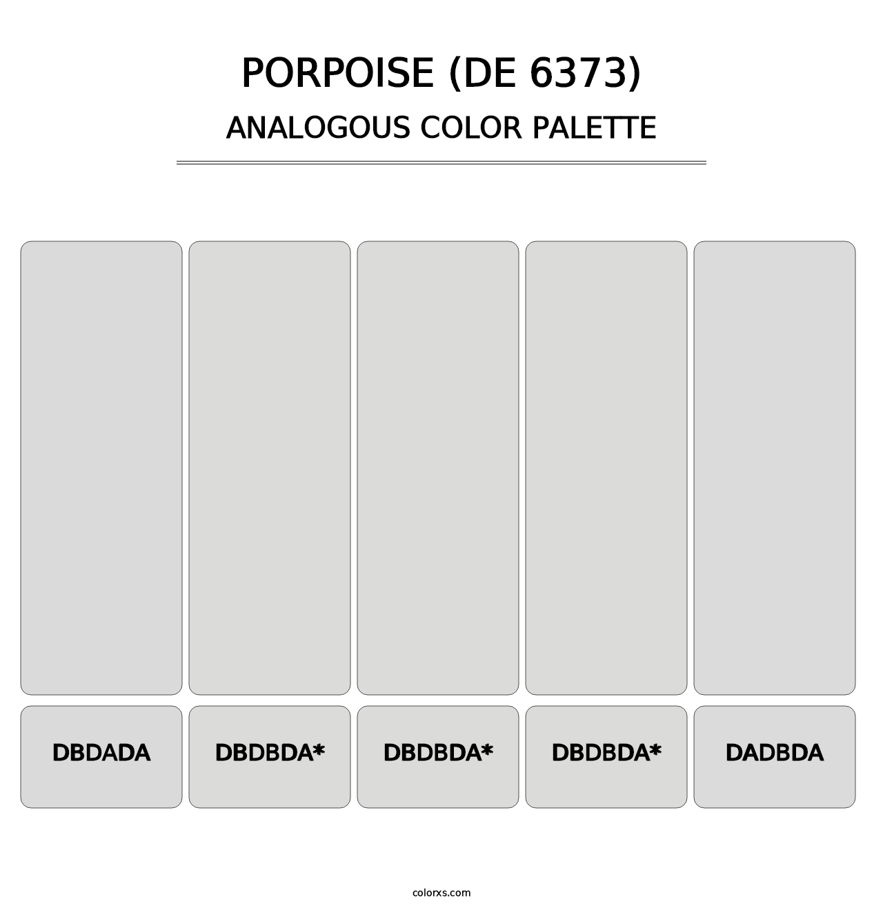 Porpoise (DE 6373) - Analogous Color Palette