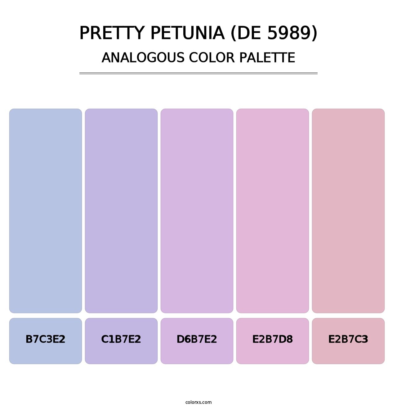 Pretty Petunia (DE 5989) - Analogous Color Palette
