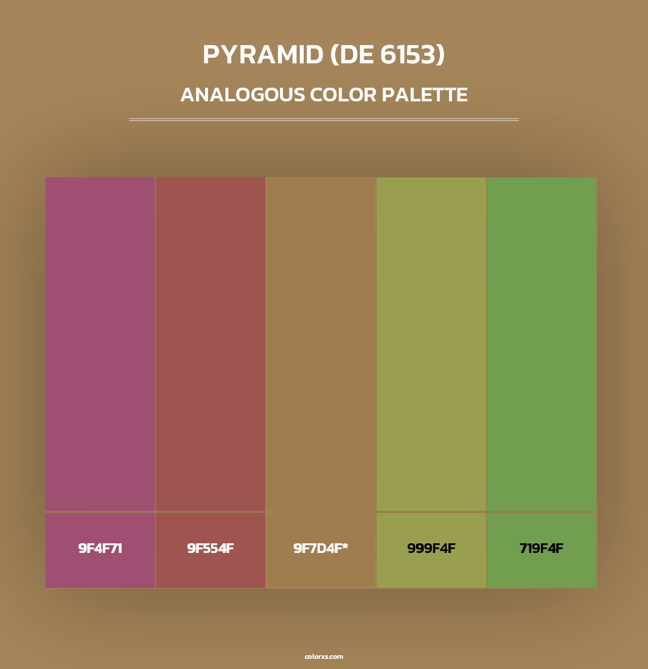 Pyramid (DE 6153) - Analogous Color Palette