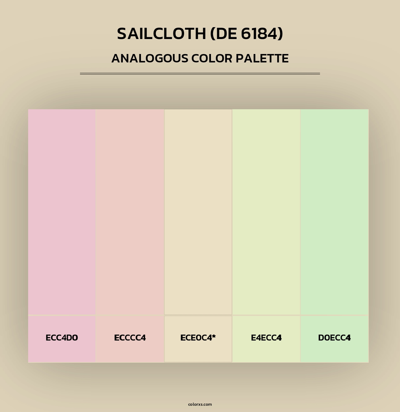 Sailcloth (DE 6184) - Analogous Color Palette