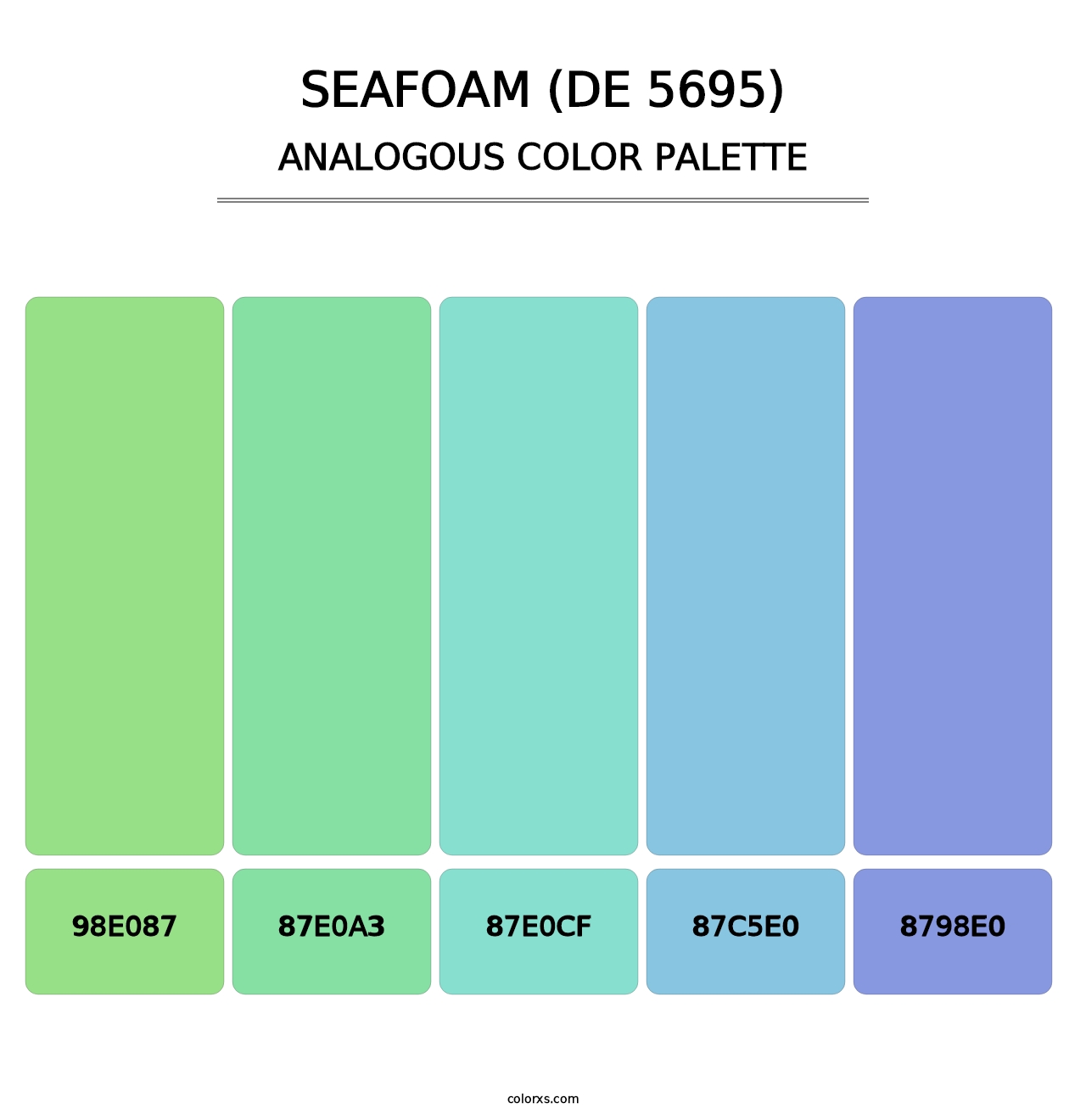 Seafoam (DE 5695) - Analogous Color Palette