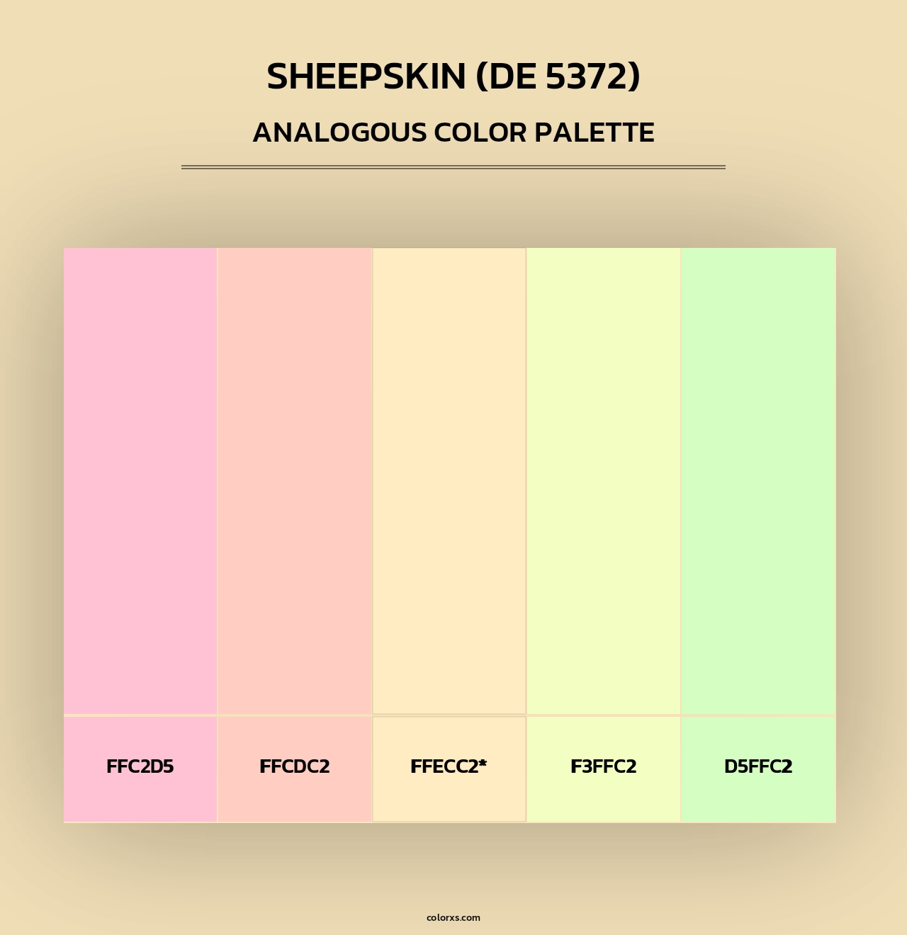Sheepskin (DE 5372) - Analogous Color Palette