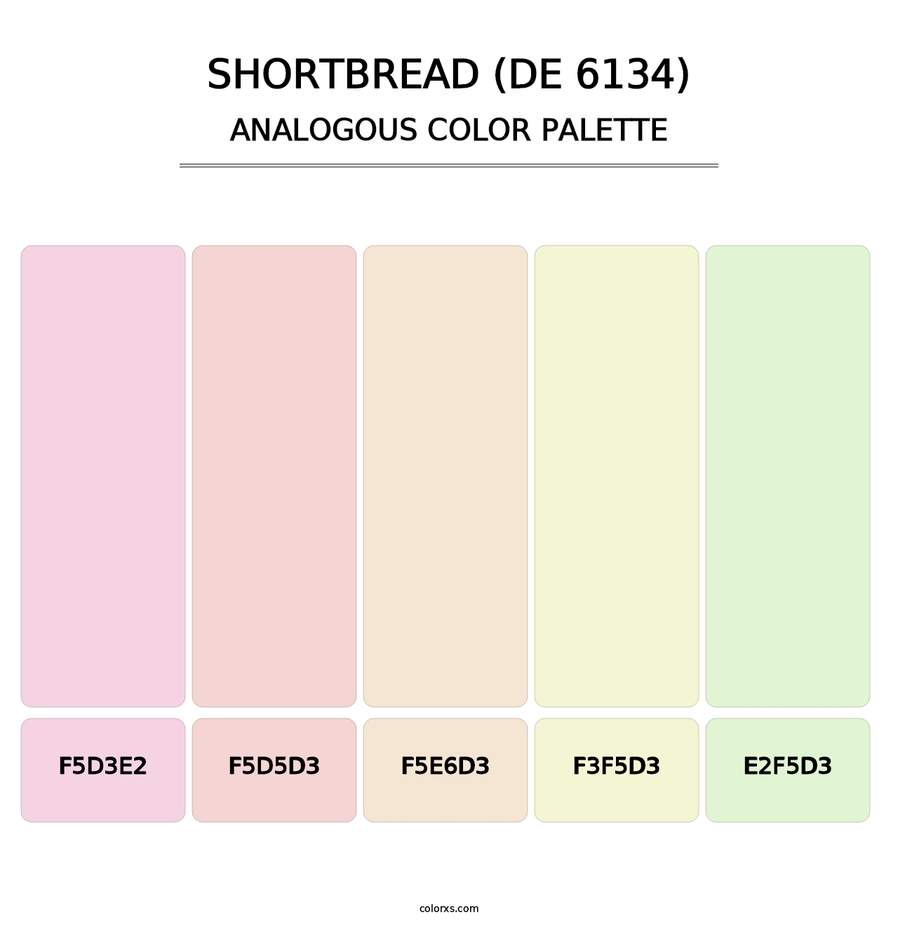 Shortbread (DE 6134) - Analogous Color Palette