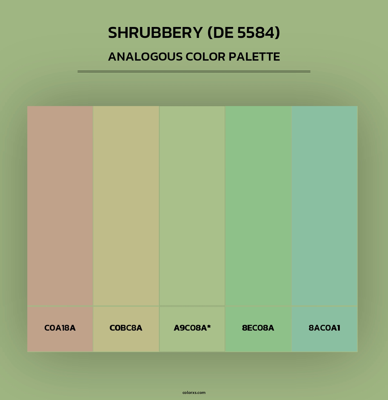 Shrubbery (DE 5584) - Analogous Color Palette